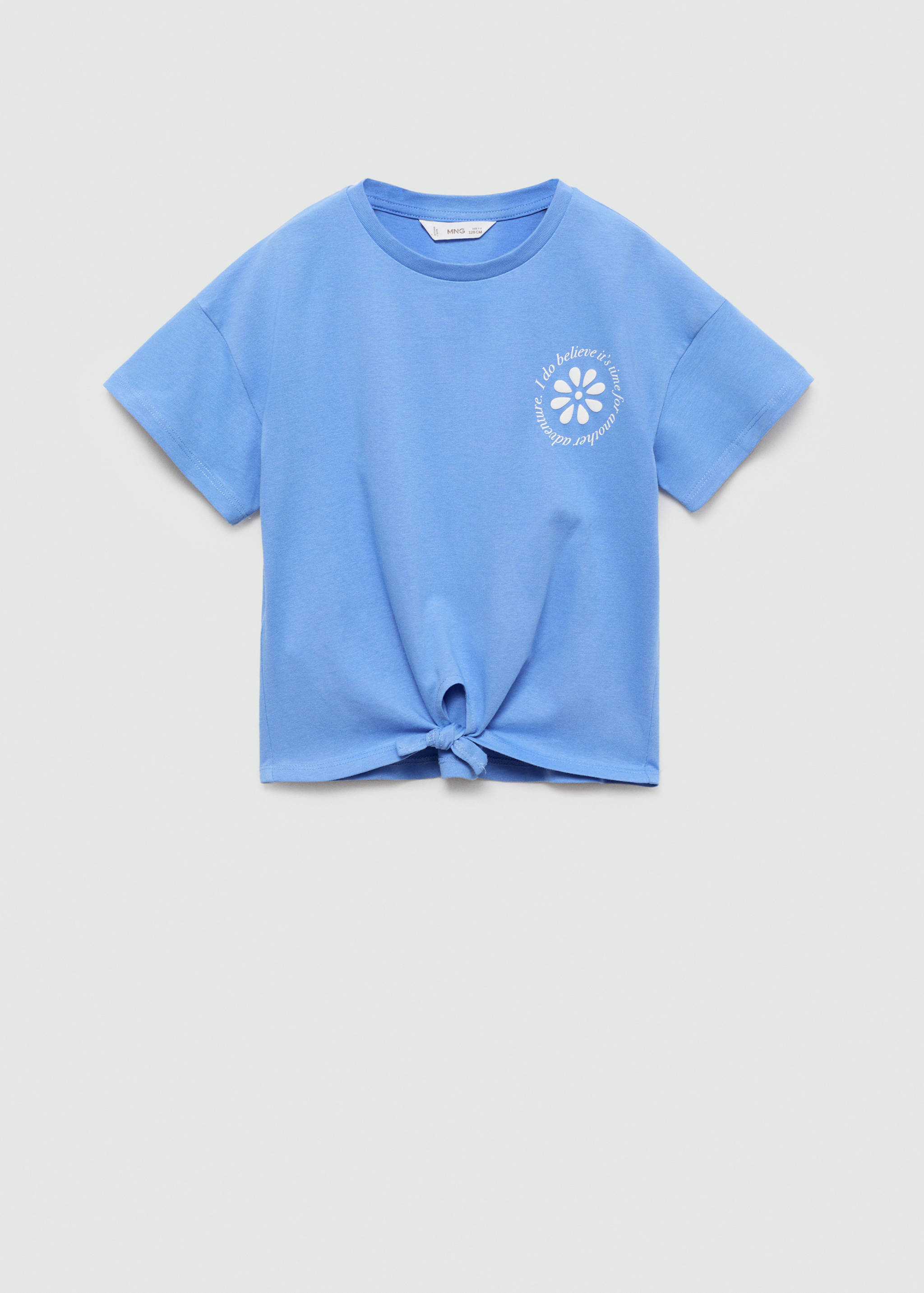 T-shirt med knutdetalj - Artikel utan modell