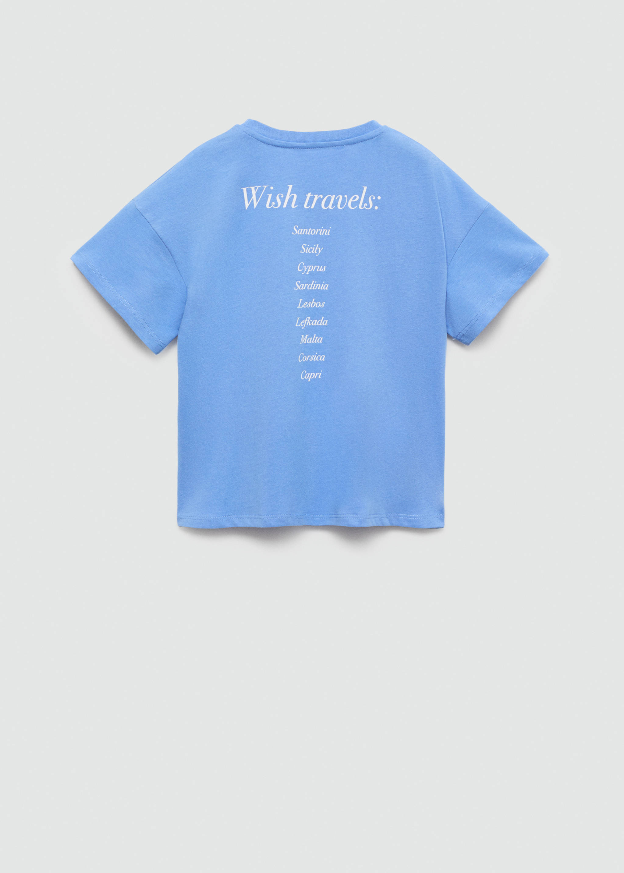 T-shirt med knutdetalj - Artikelns baksida