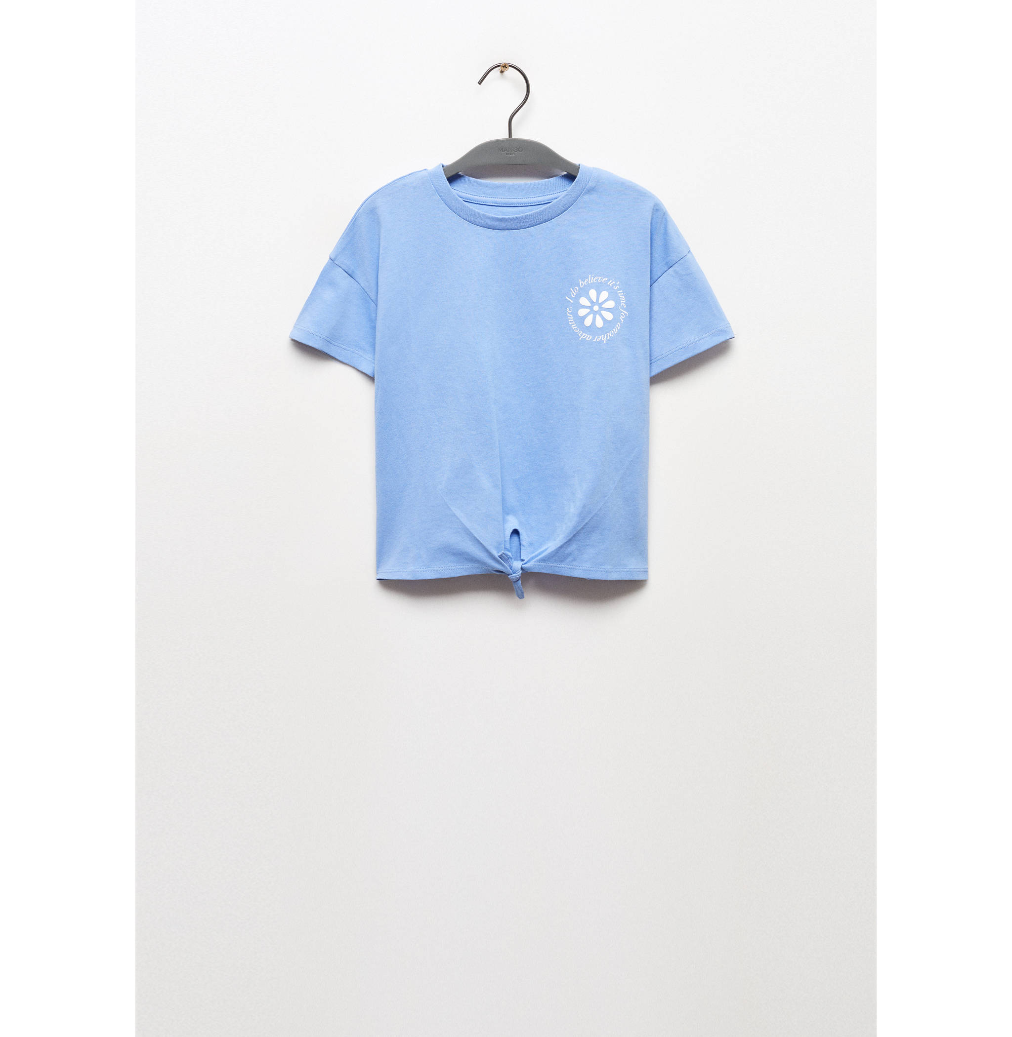 T-shirt med knutdetalj - Artikel utan modell