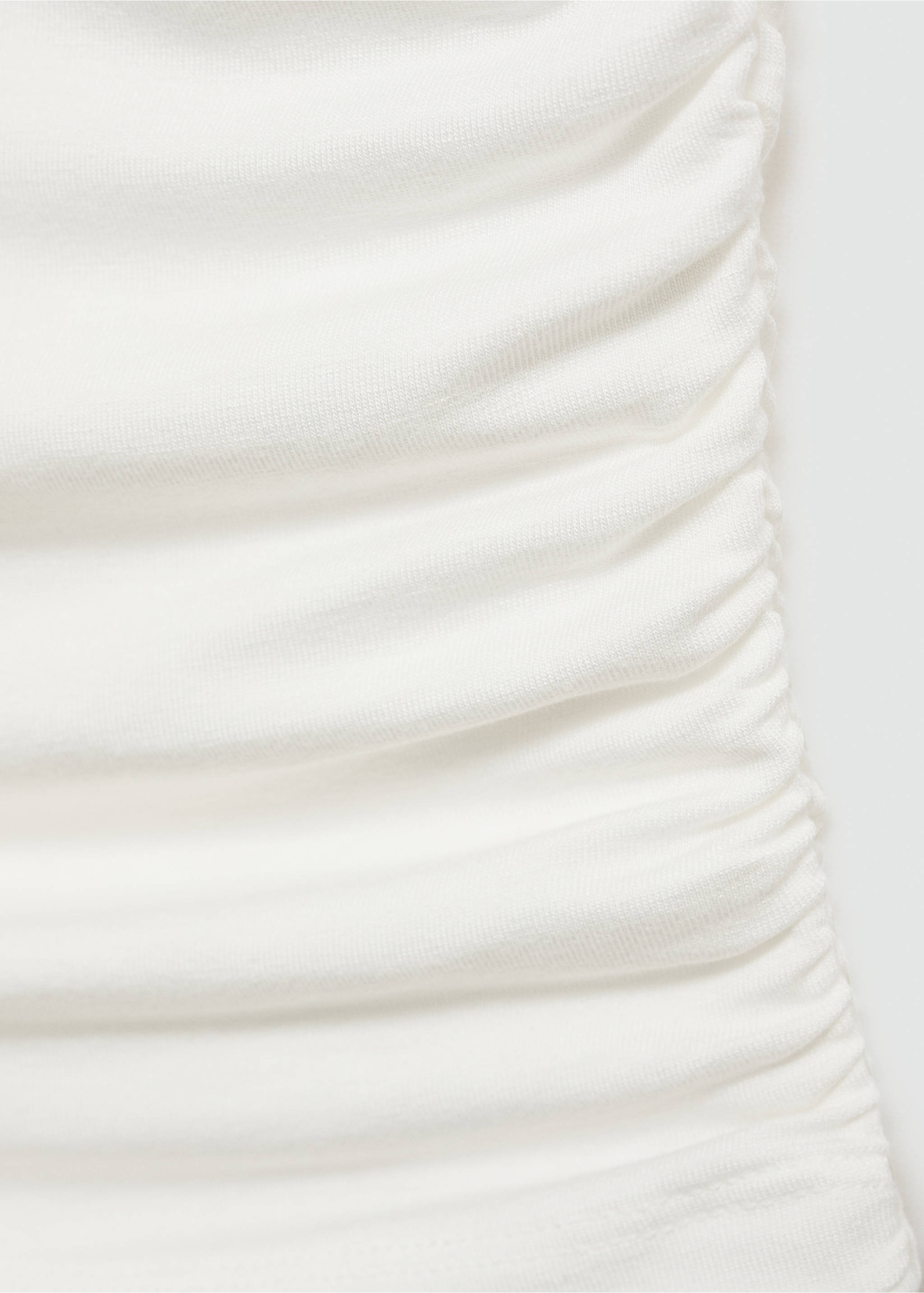 Off shoulders T-shirt - Details of the article 0, White. Ref: 67007971-00.