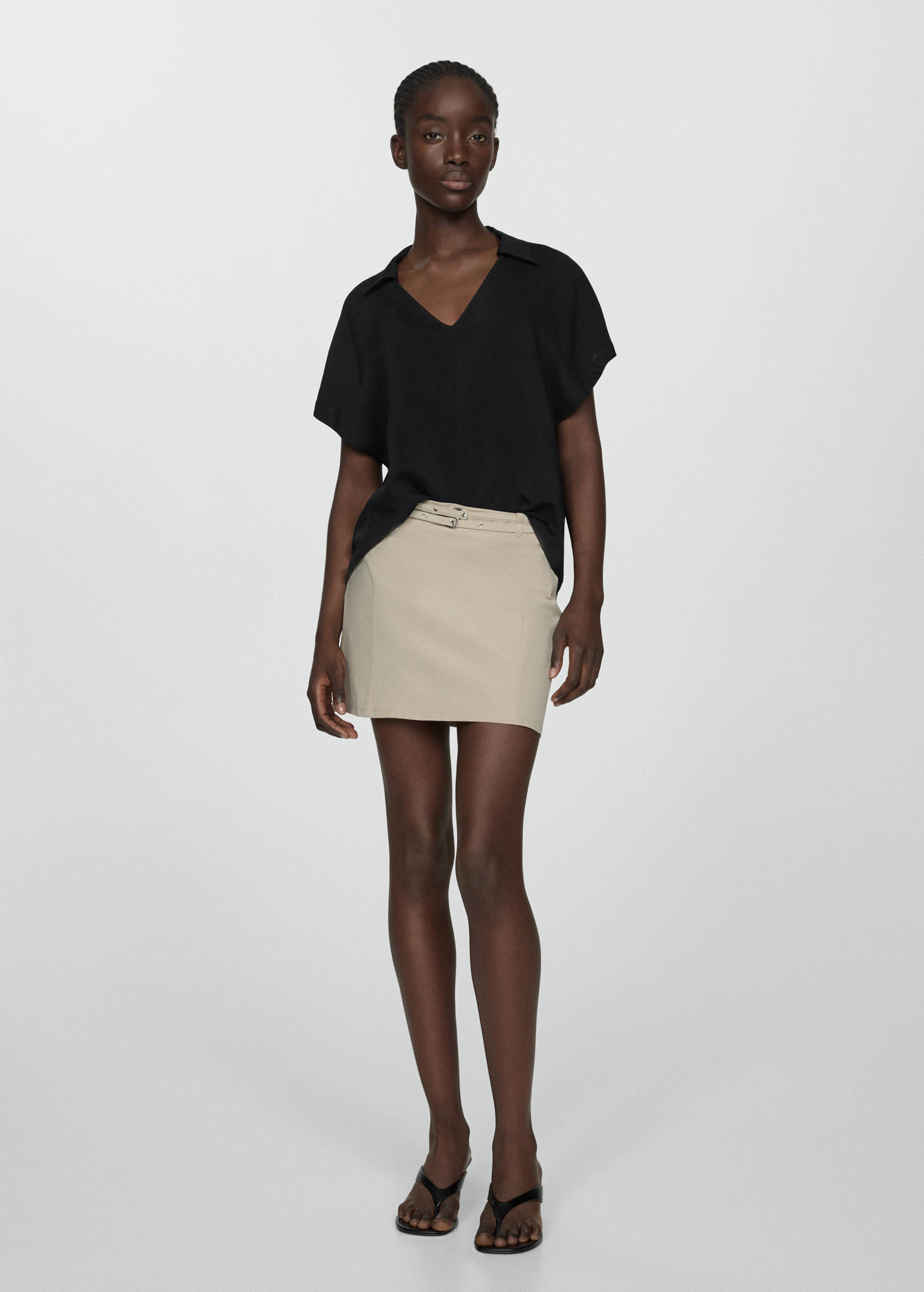 Polo-neck t-shirt - General plane