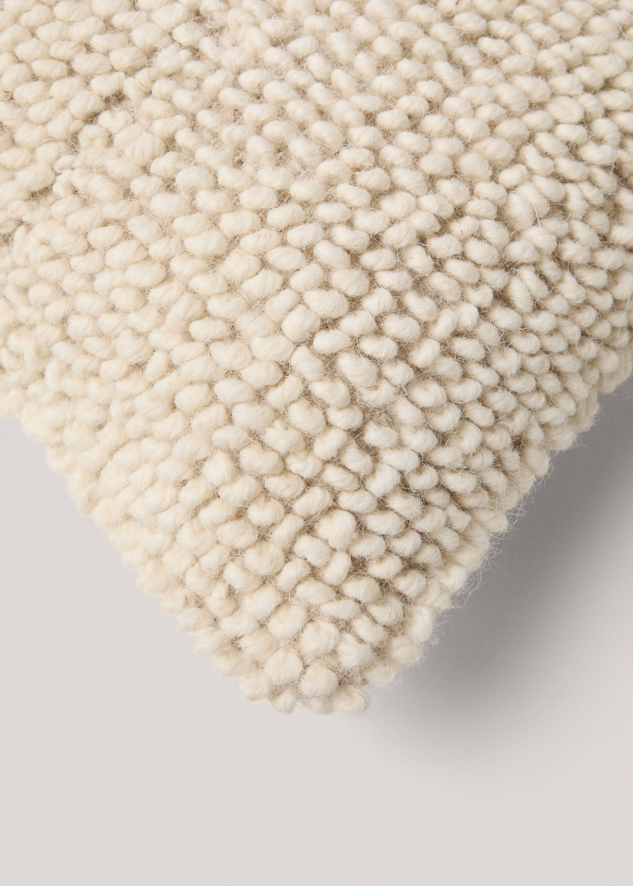 Bouclé wool cushion case 40x60cm - Details of the article 3