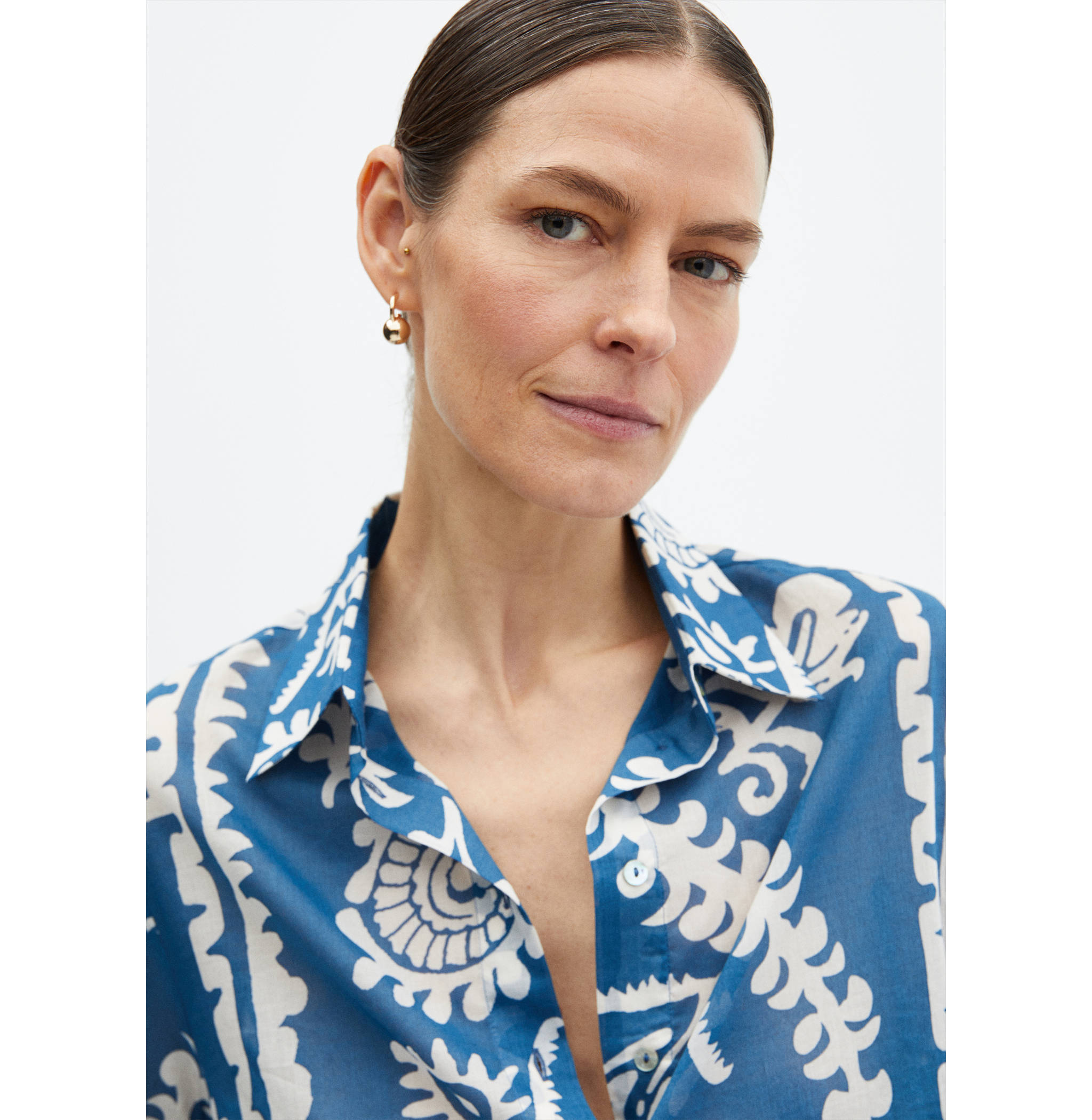 Camisa oversize estampada - Detall de l'article 1