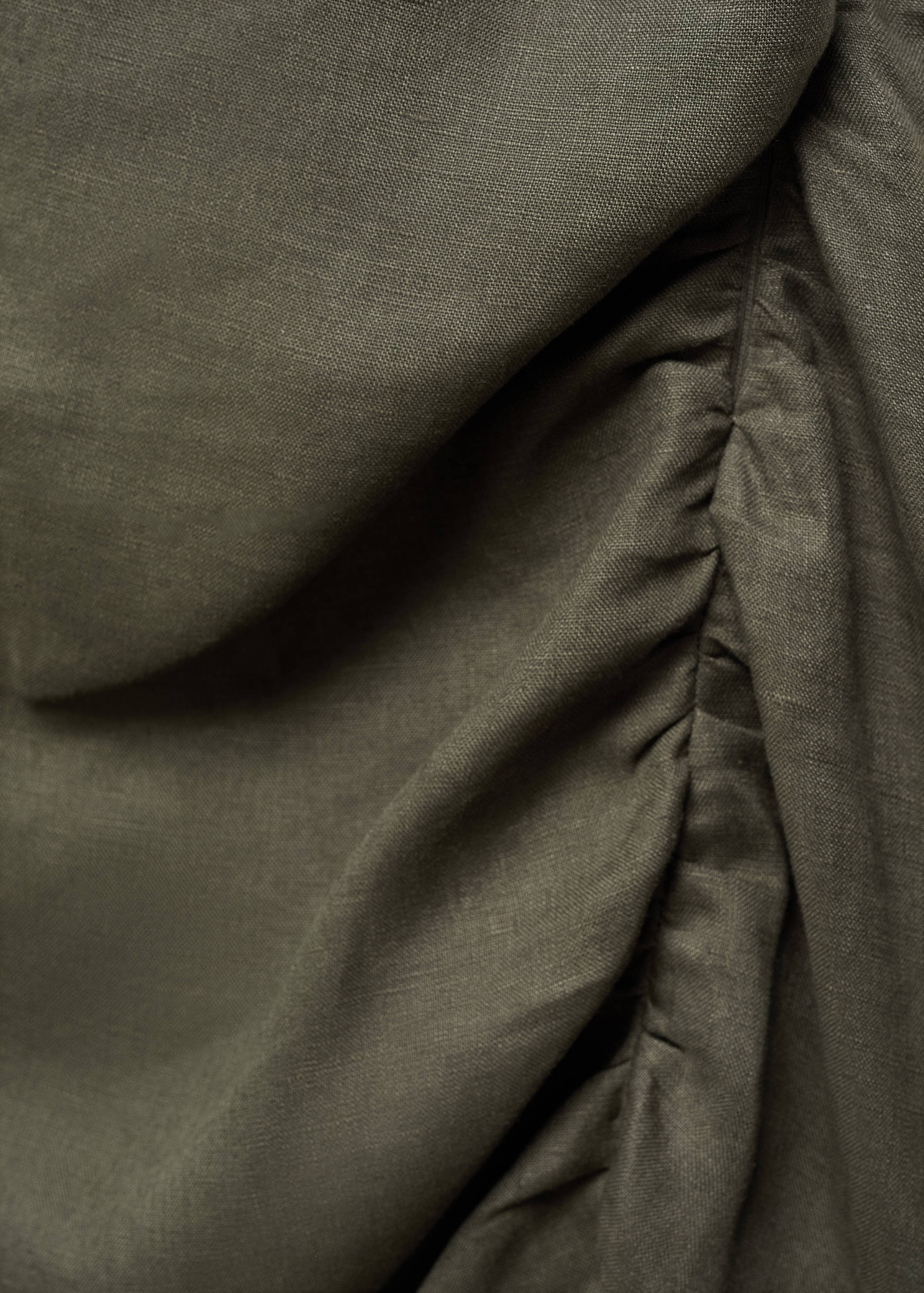 Vestido abertura detalle drapeado - Detalle del artículo 8