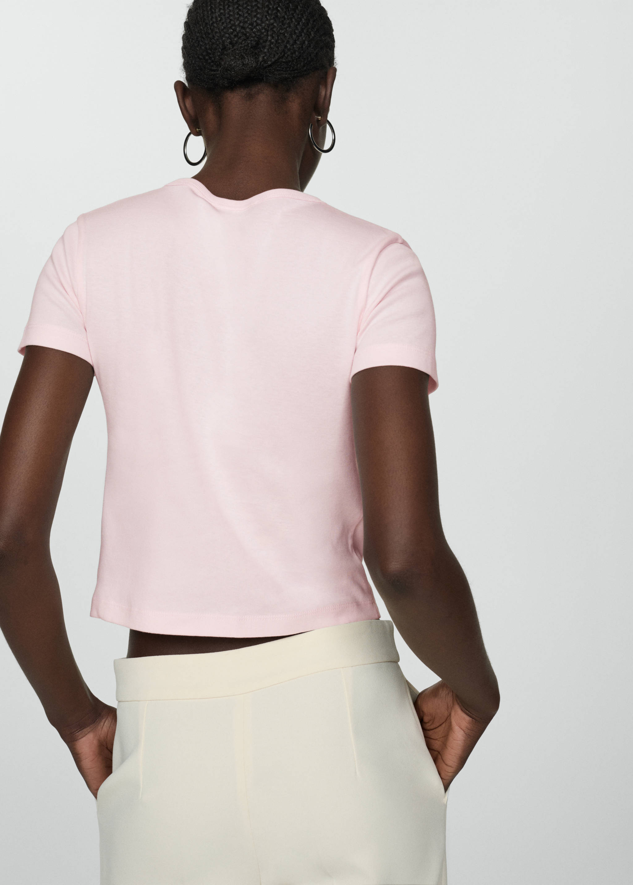 Camiseta algodón estampada - Reverso del artículo