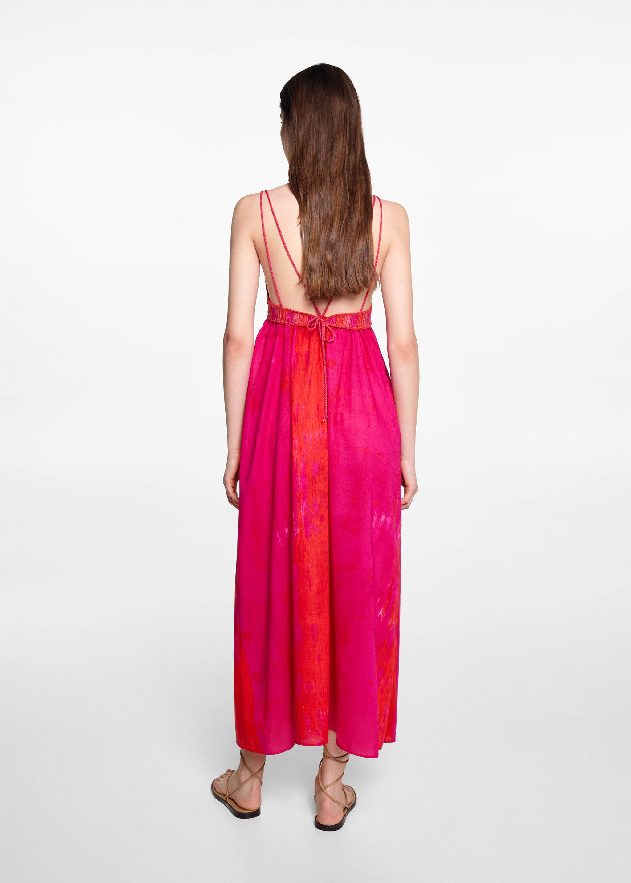 Robe longue crochet - Verso de l’article