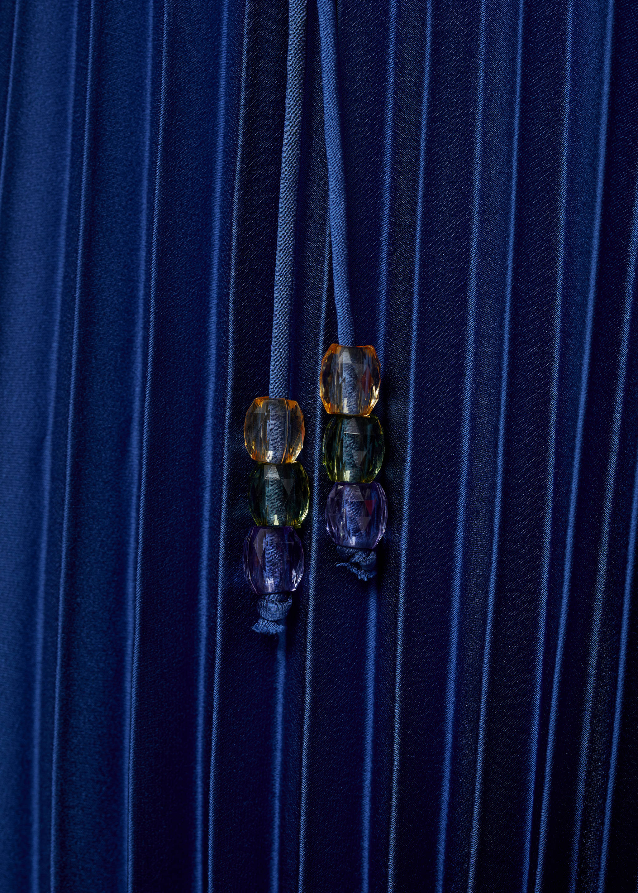 Vestito plissettato collo halter - Dettaglio dell'articolo 0