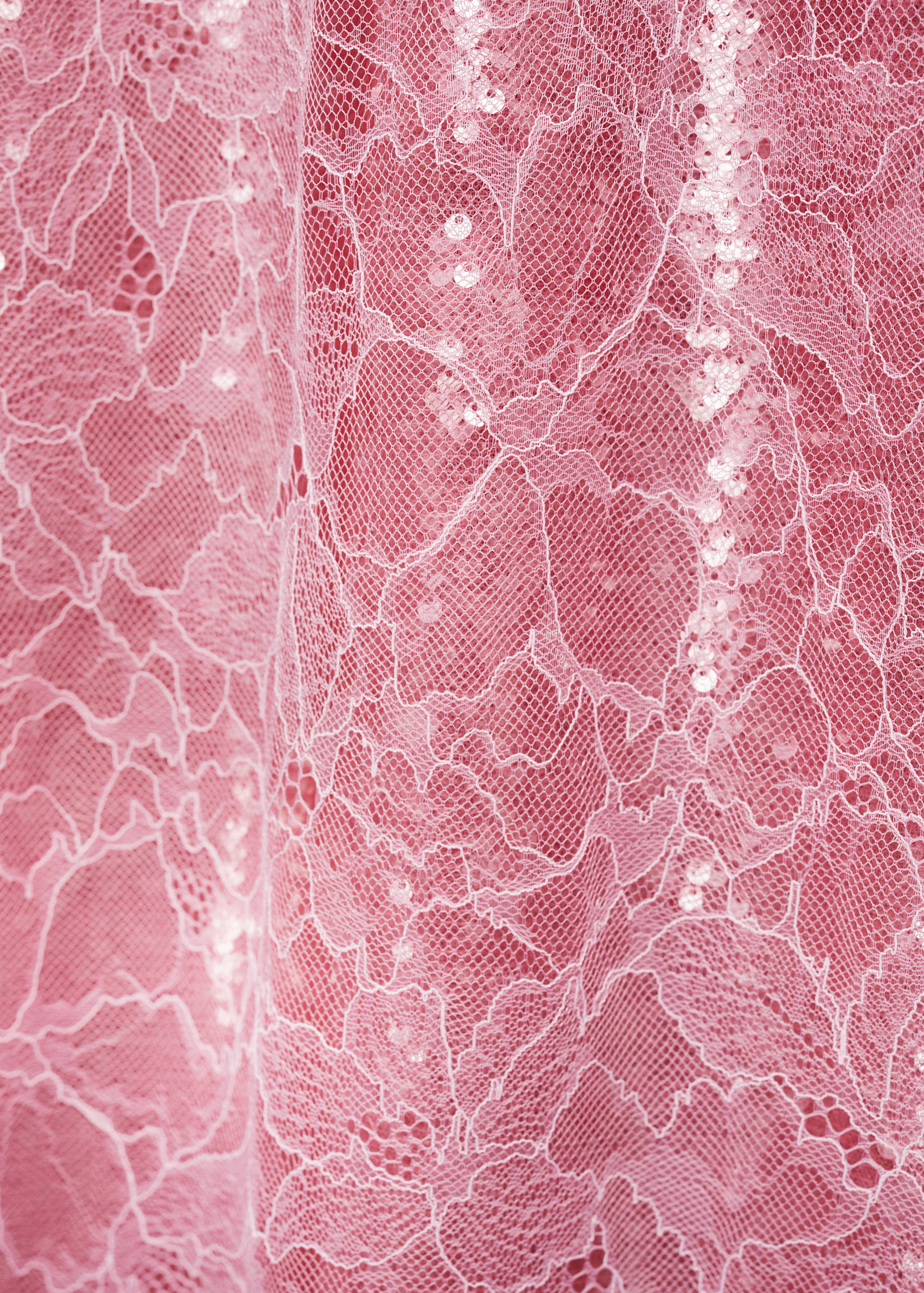 Rochie tip furou cu dantelă și paiete - Detaliu al articolului 0