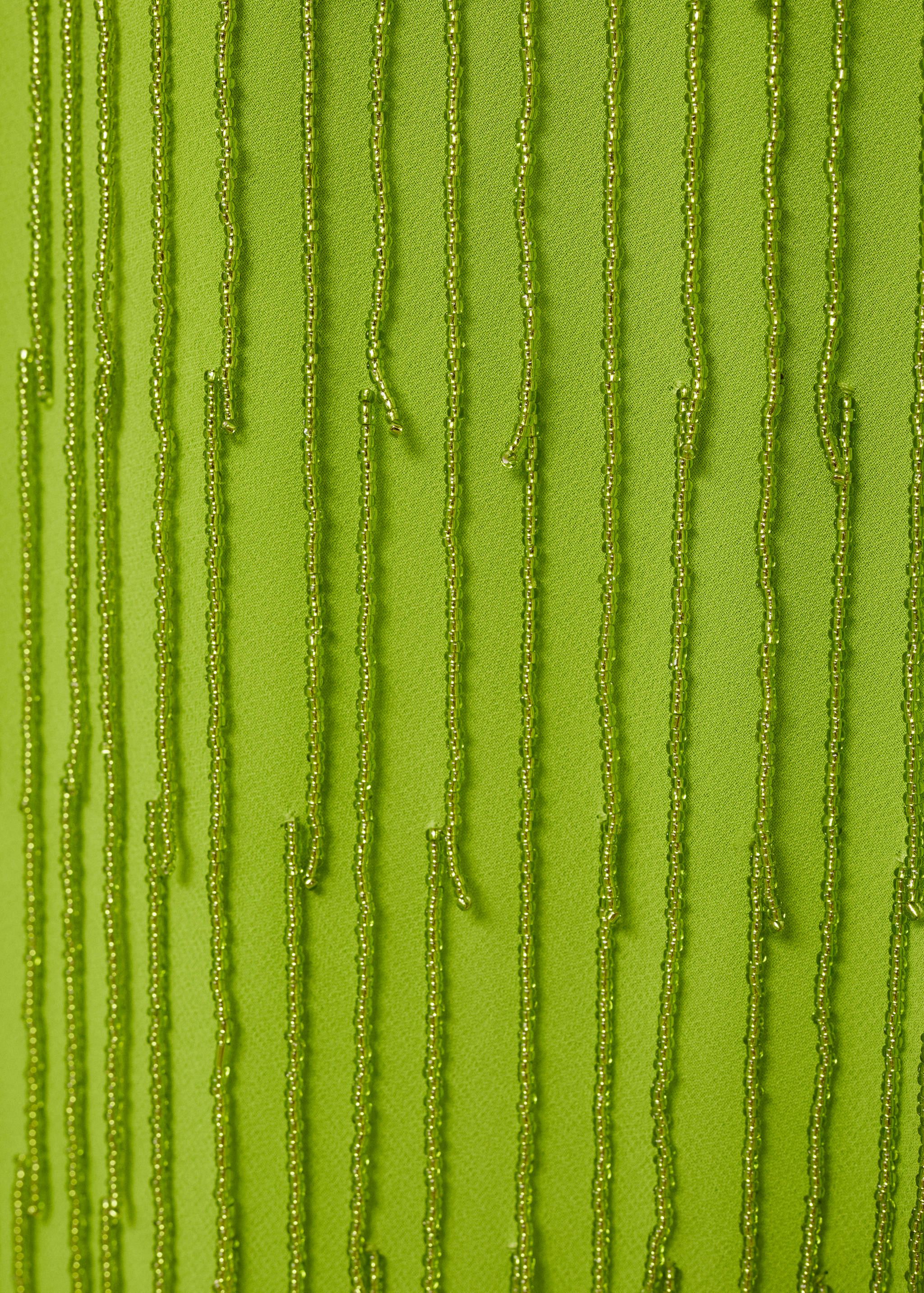 Halter dress with rhinestone fringes - Details of the article 8