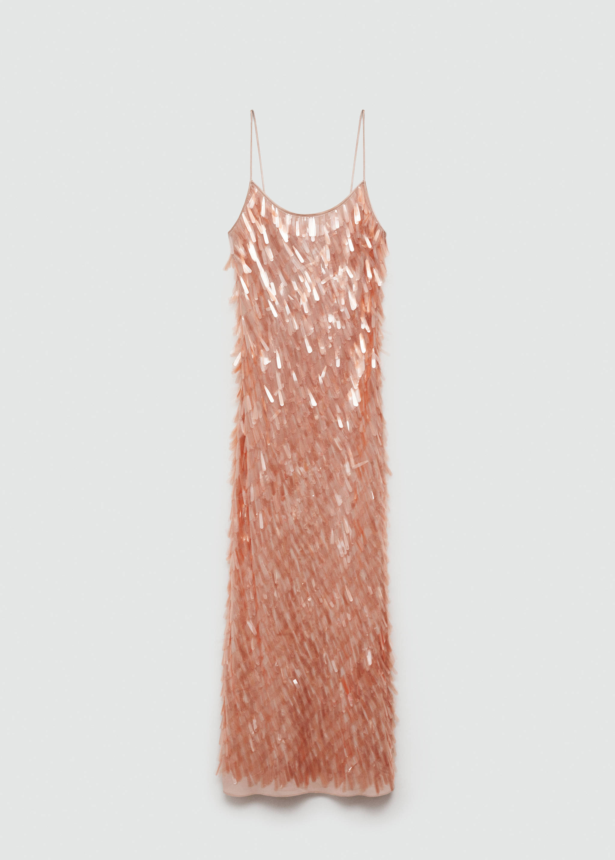 Robe décolletée paillettes forme de goutte - Article sans modèle