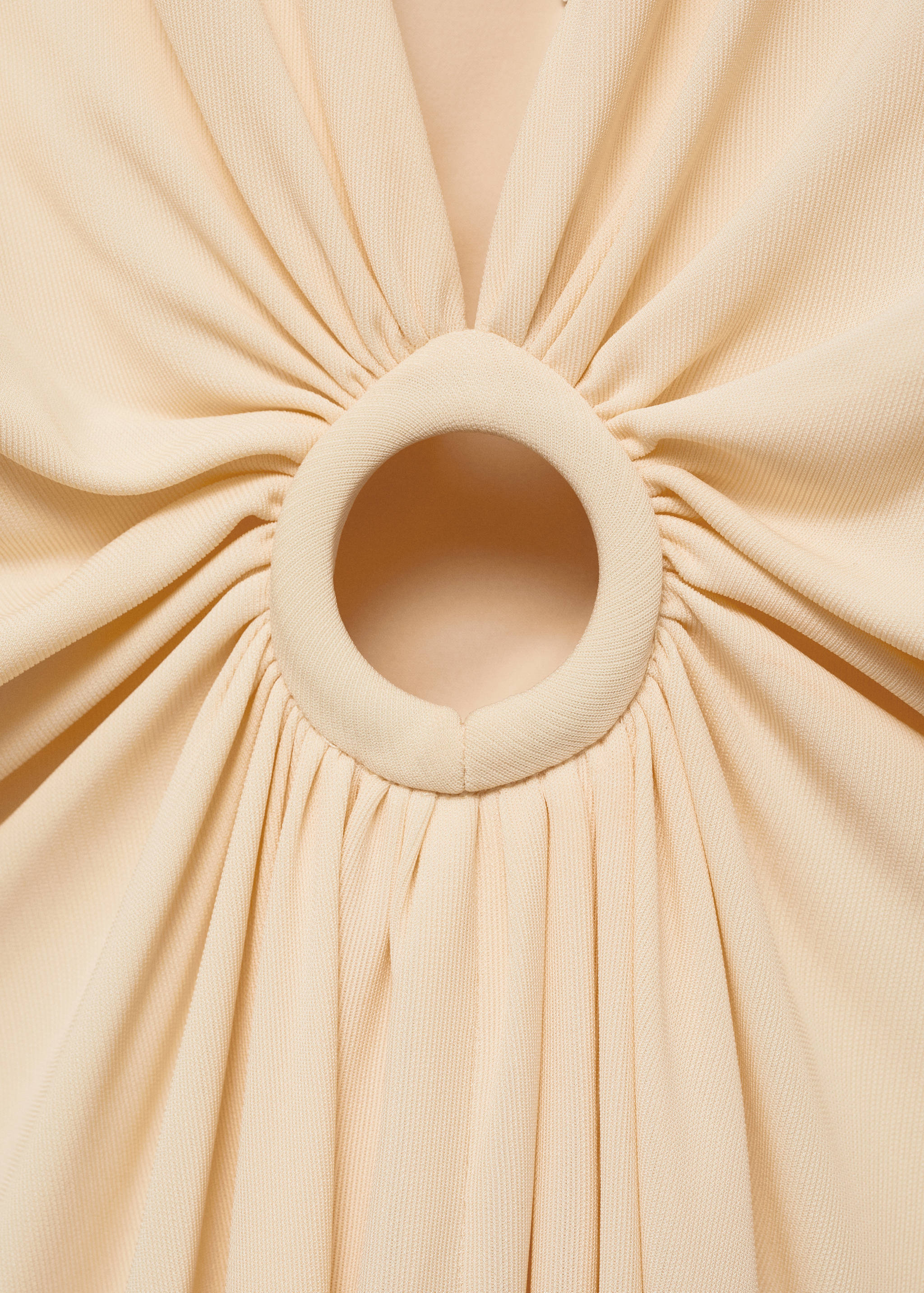 Hoop dress with gathered opening - Details of the article 8