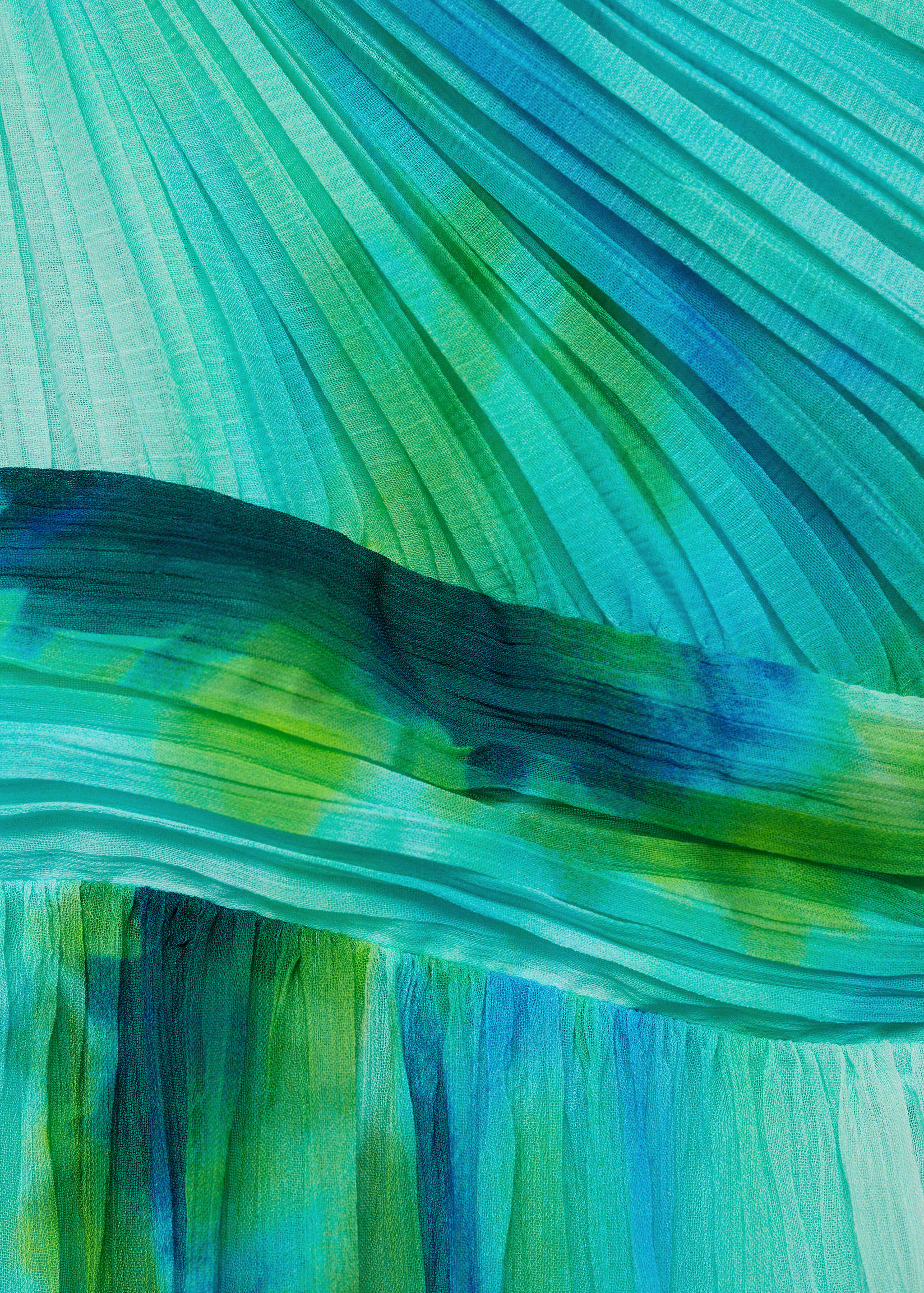 Printed halter-neck dress - Details of the article 8