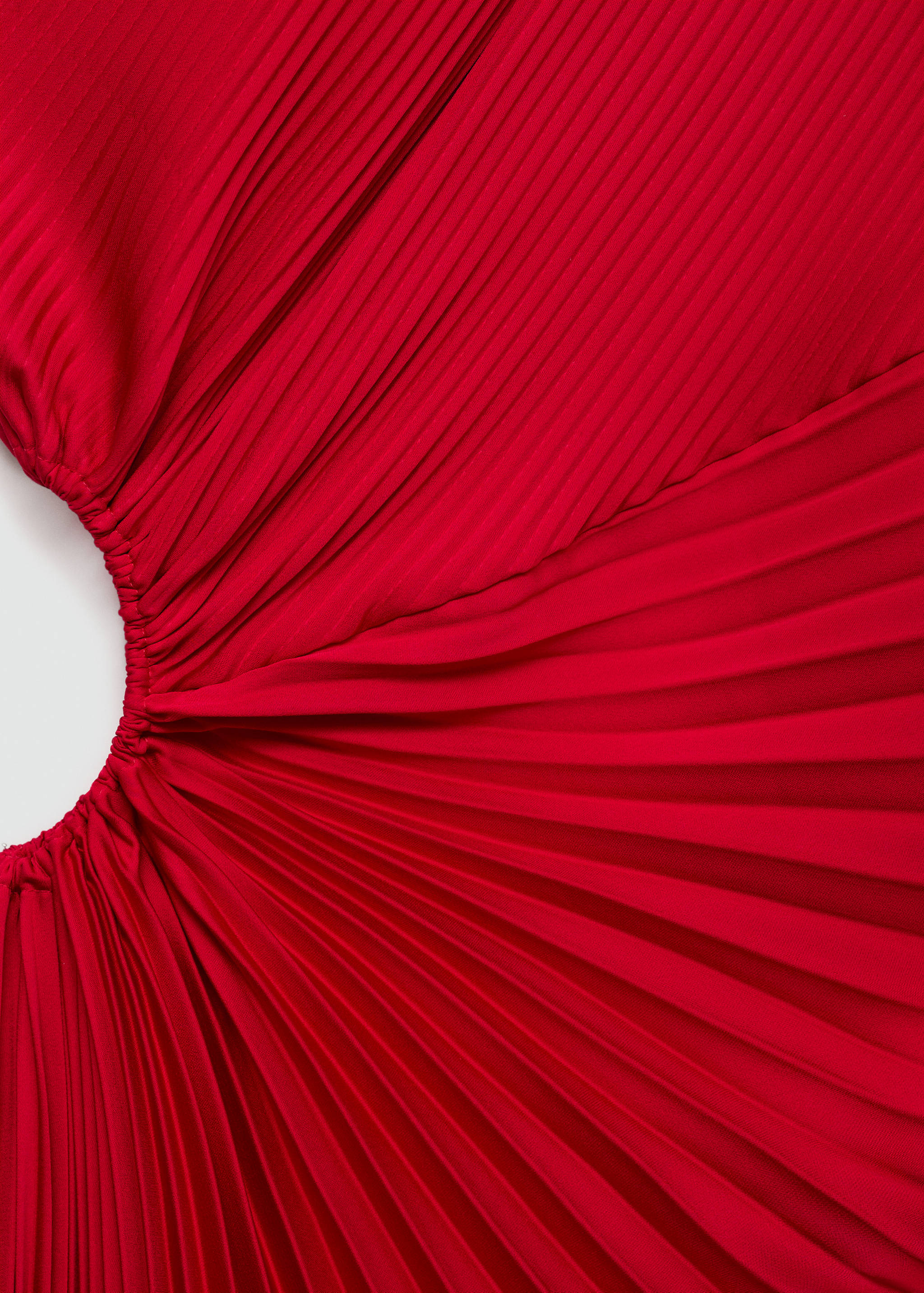 Asymmetrisches Plisséekleid - Detail des Artikels 8