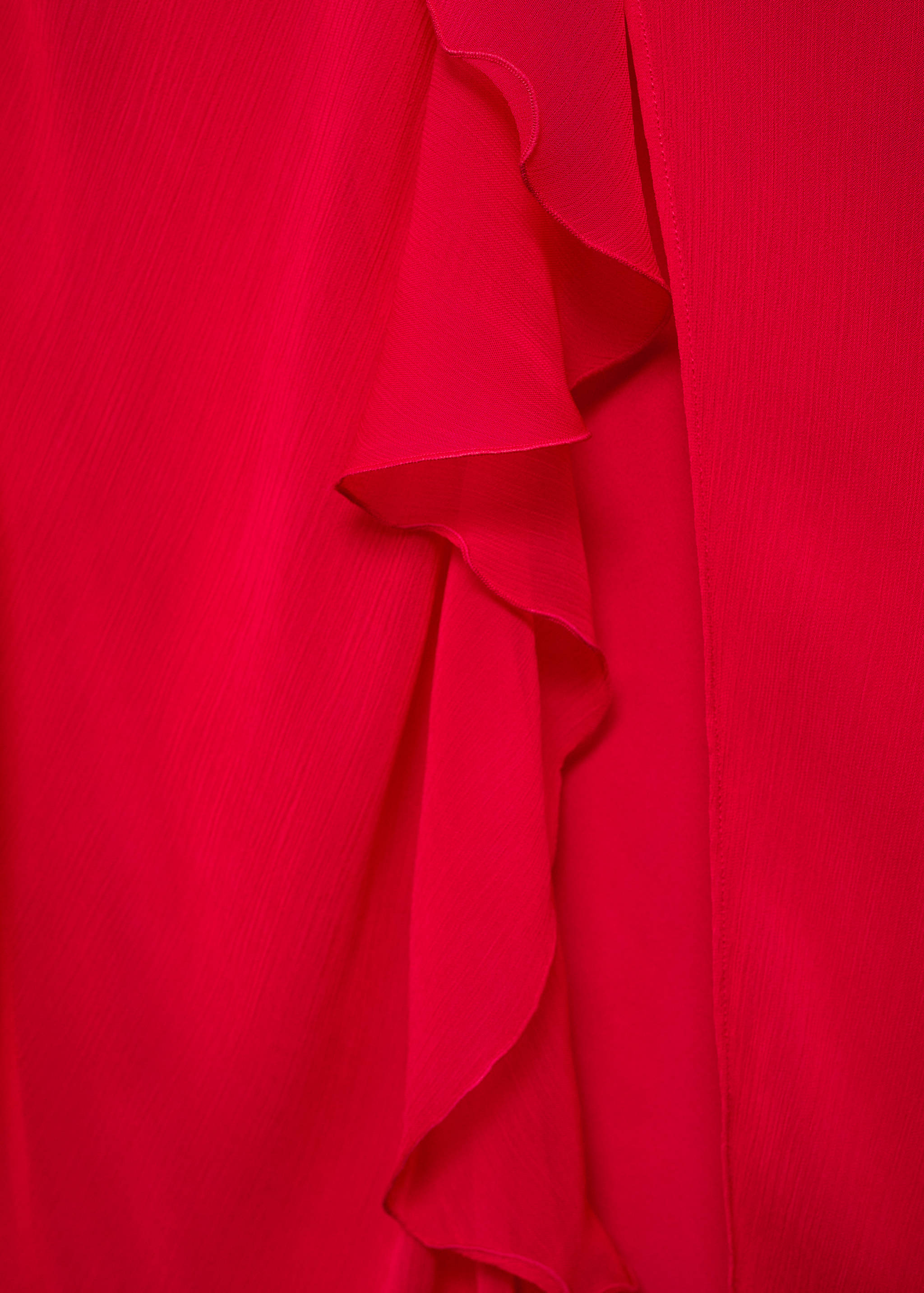 Asymmetric ruffled dress - Details of the article 8