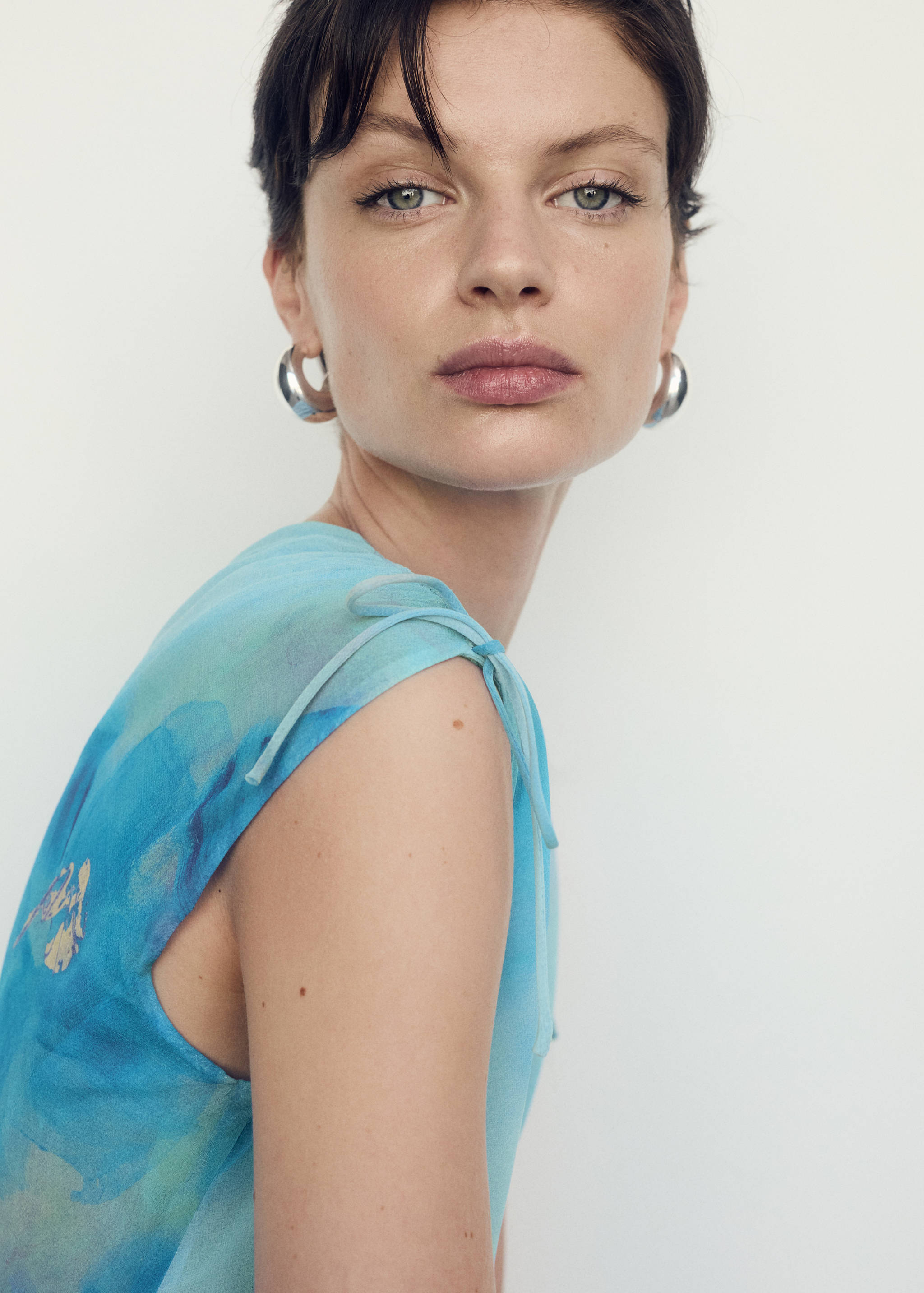 Mintás keresztezett ruha - A termék adatai 1