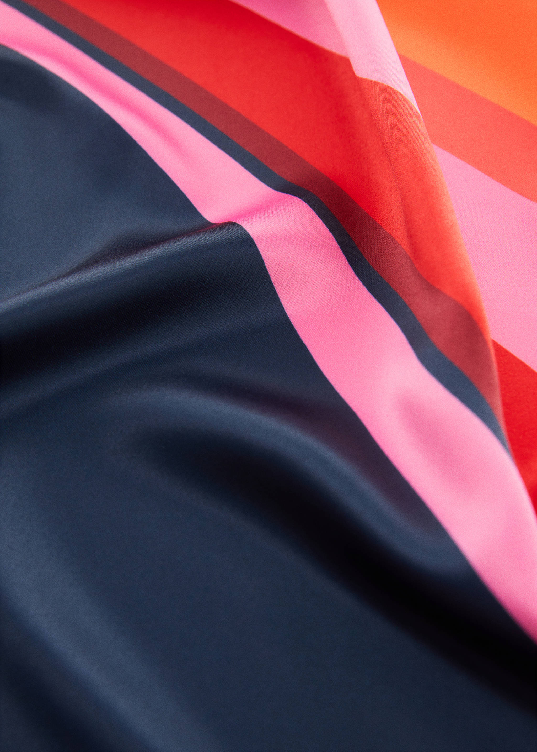 Pañuelo rayas multicolor - Plano medio