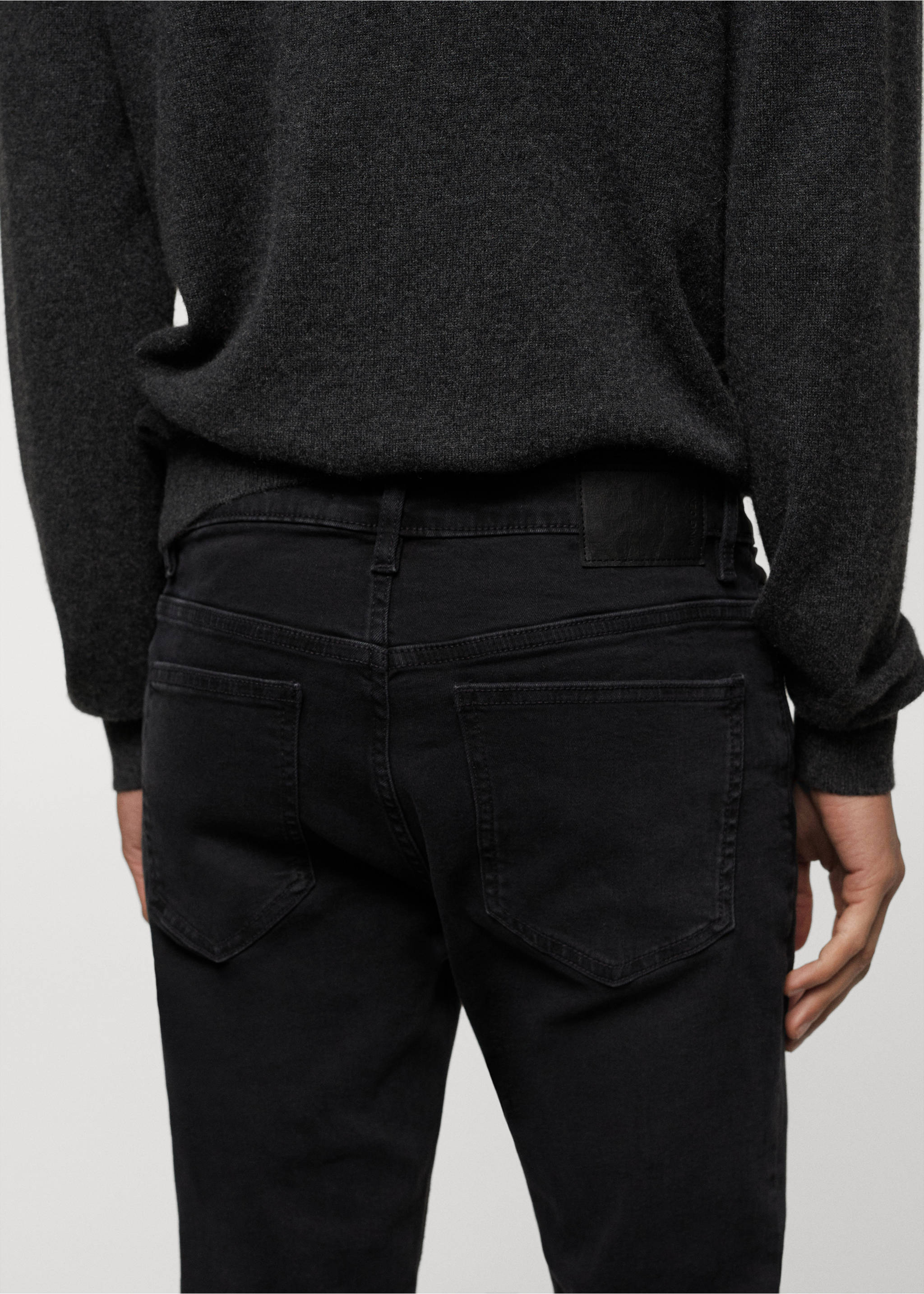 Džíny Jude skinny fit - Detail zboží 6, Black denim. Ref: 67010272-00.