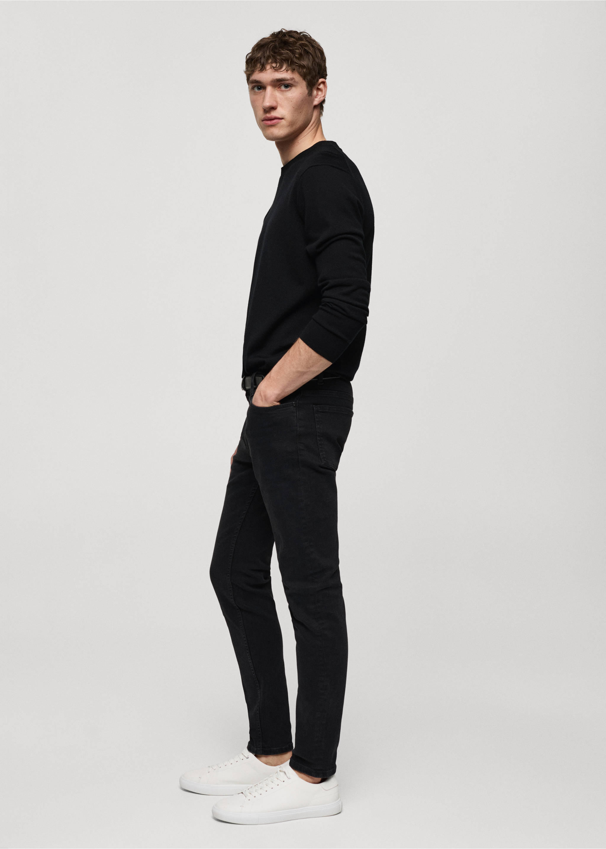 Džíny Jude skinny fit - Detail zboží 2, Black denim. Ref: 67010272-00.