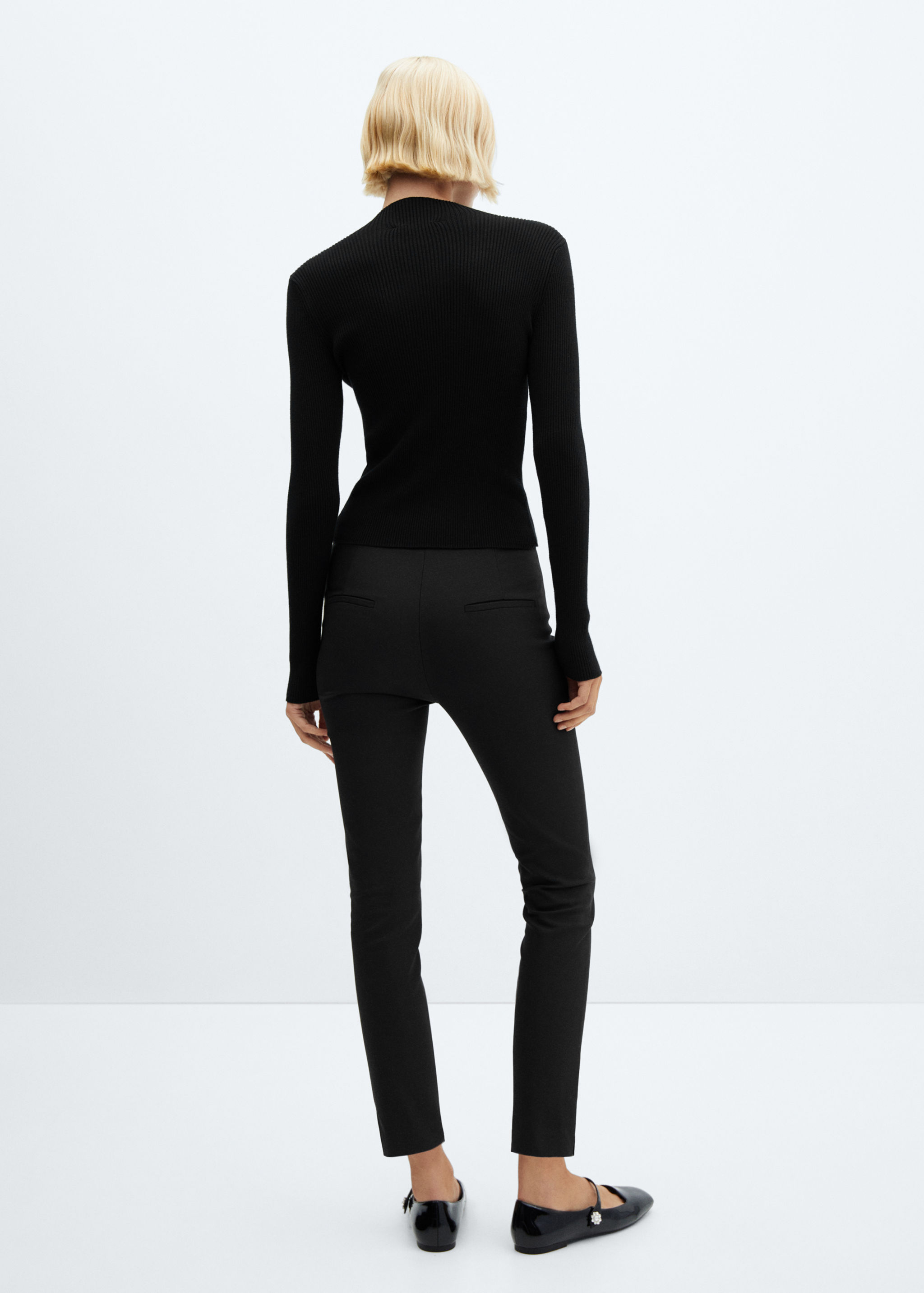 Crop skinny trousers - Reverse of the article