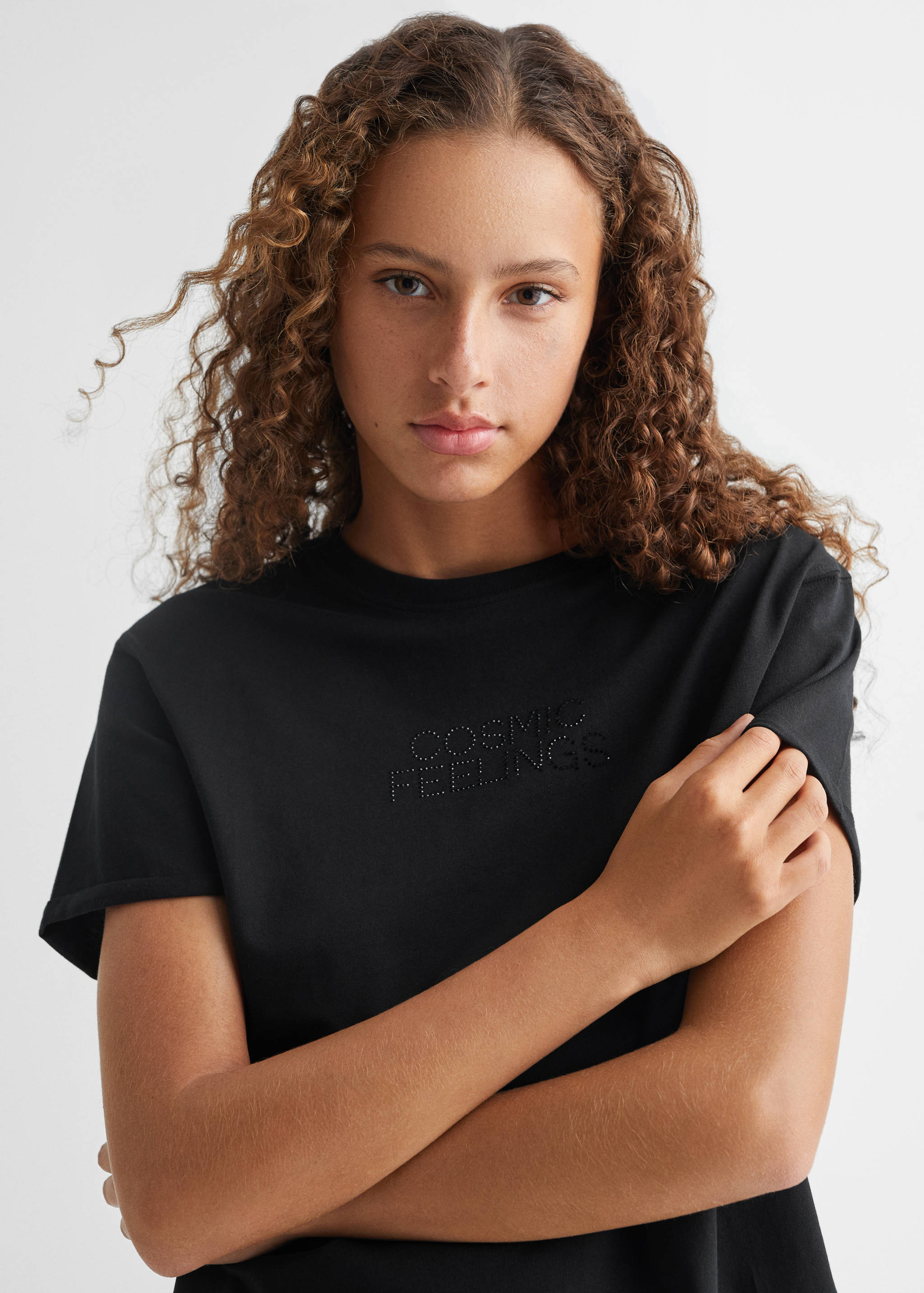 T-shirt message manches courtes - Détail de l'article 1