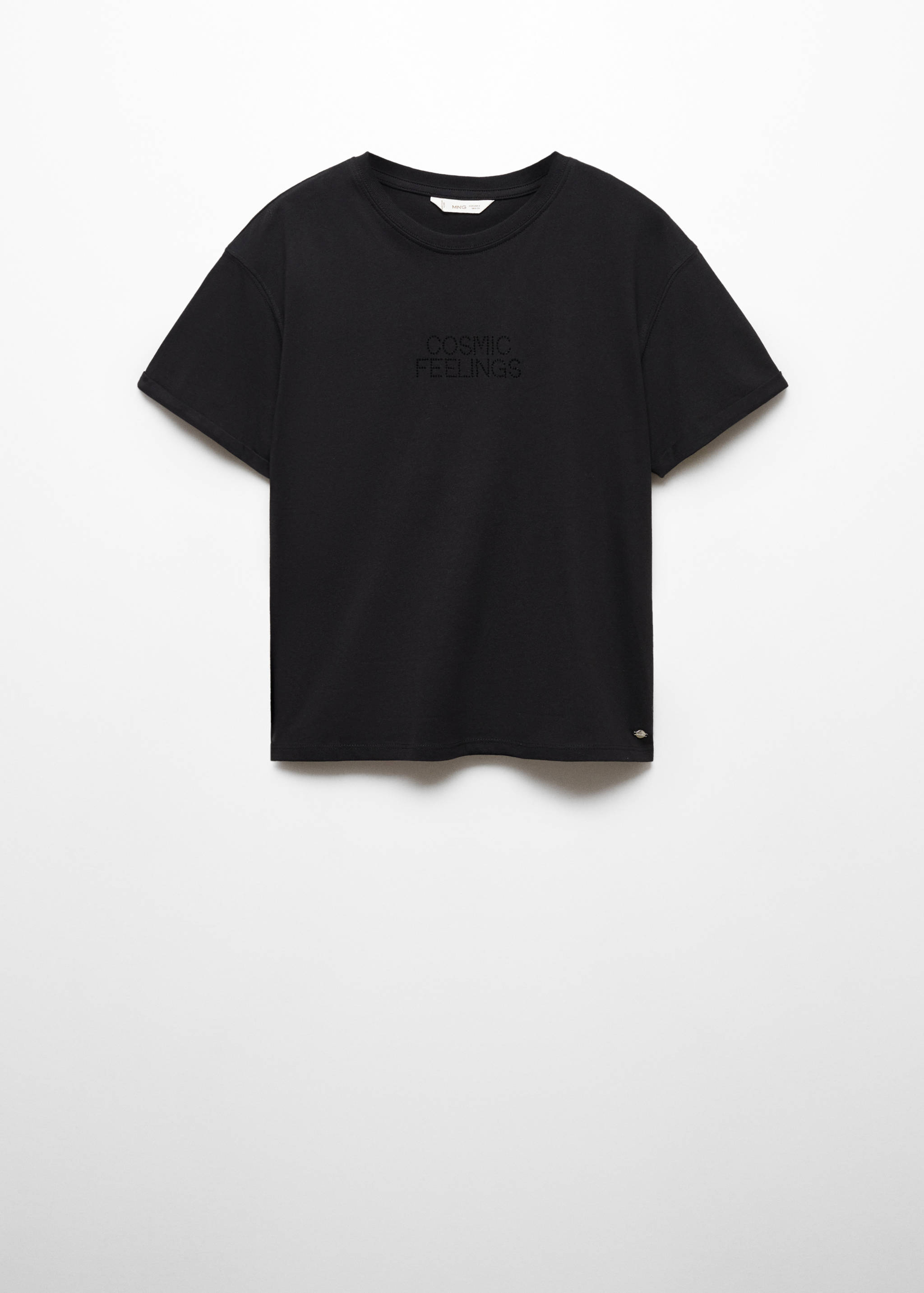 T-shirt message manches courtes - Article sans modèle