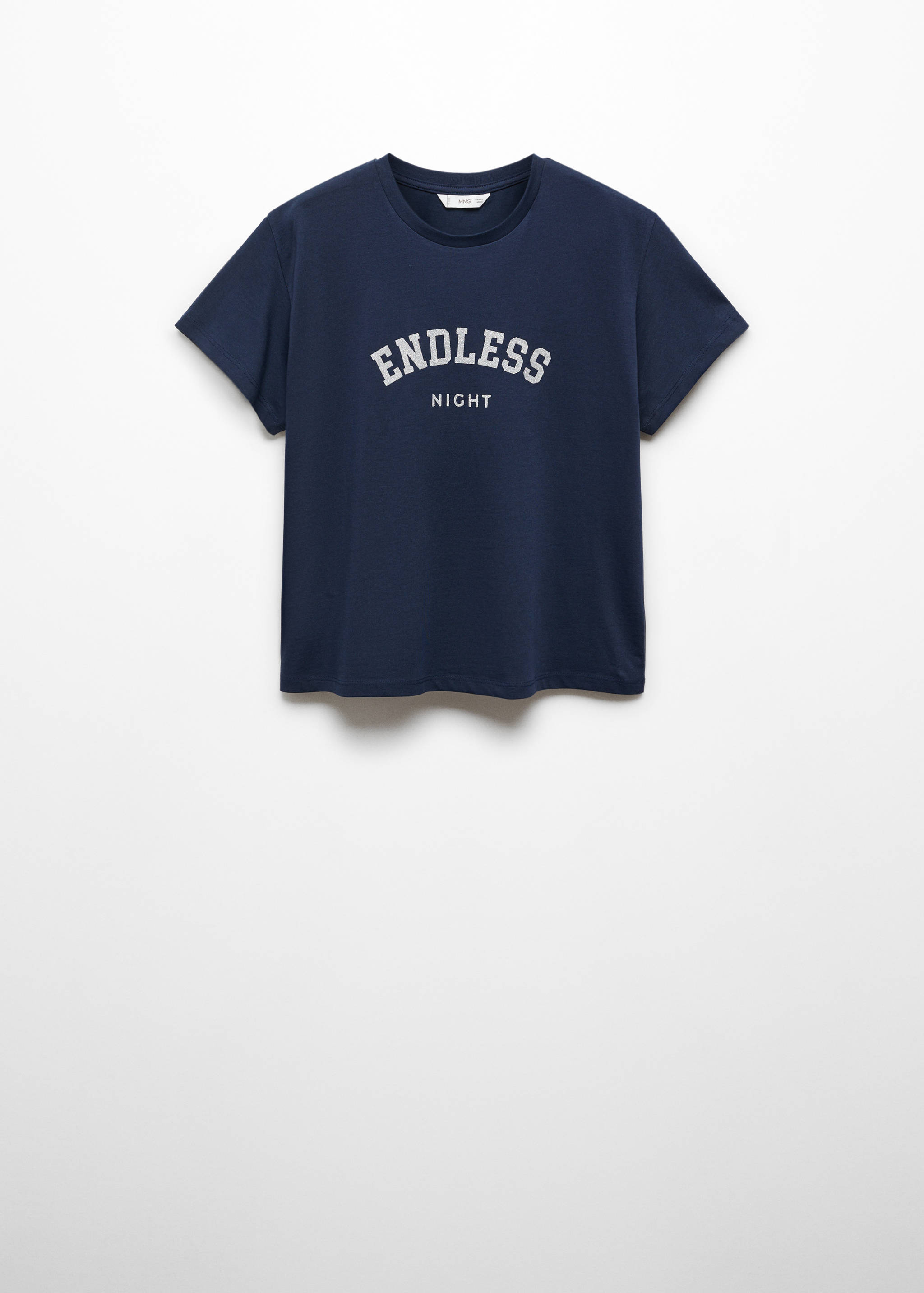 T-shirt message imprimé - Article sans modèle