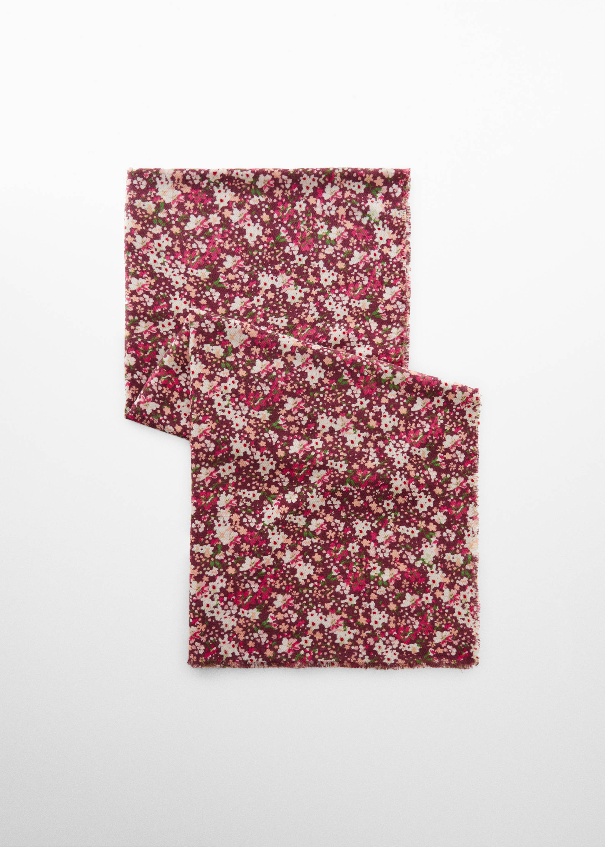 Foulard imprimé floral - Article sans modèle, Rose. Ref: 67010283-00.