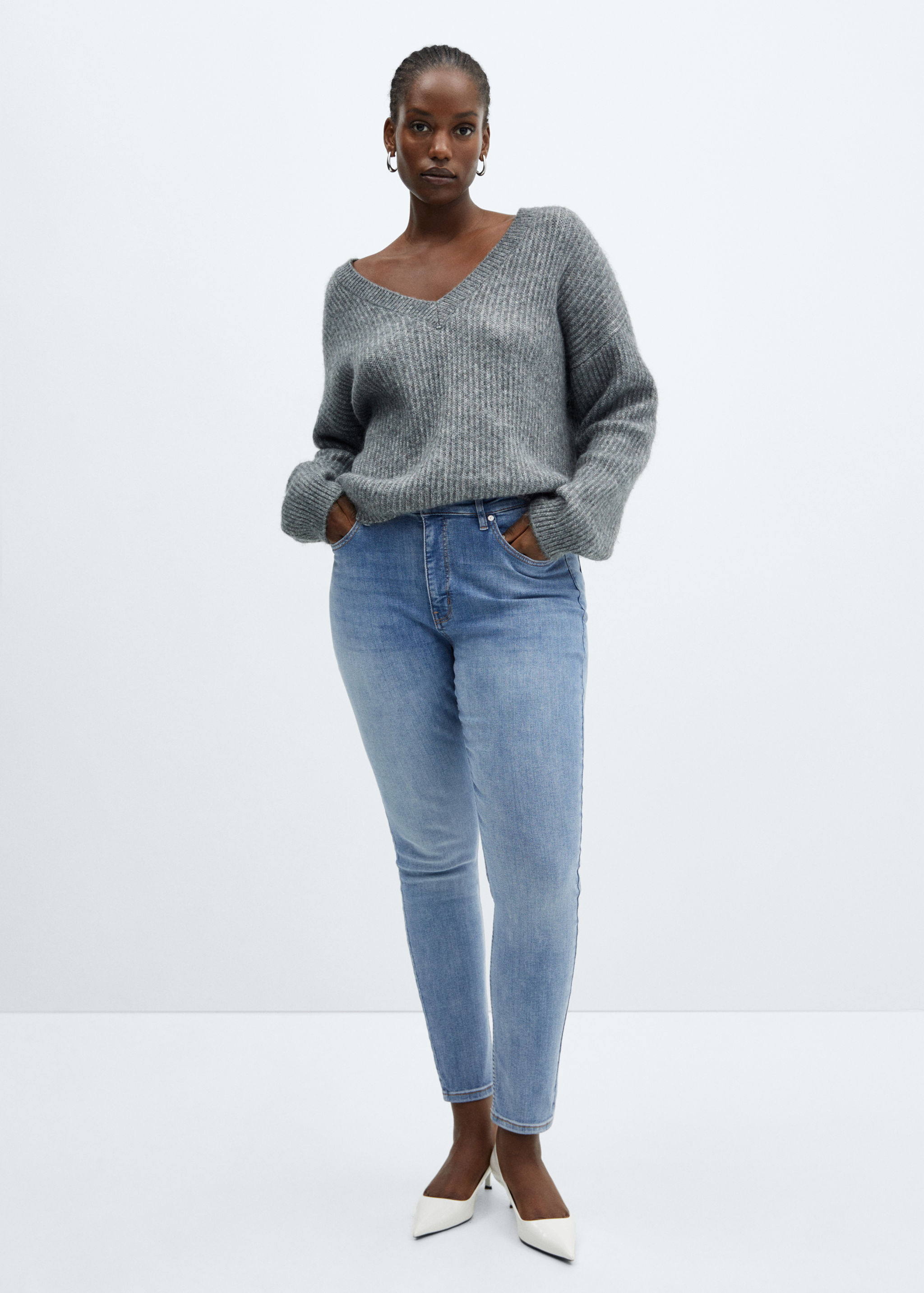 Skinny Jeans mit hohem Bund - Detail des Artikels 3