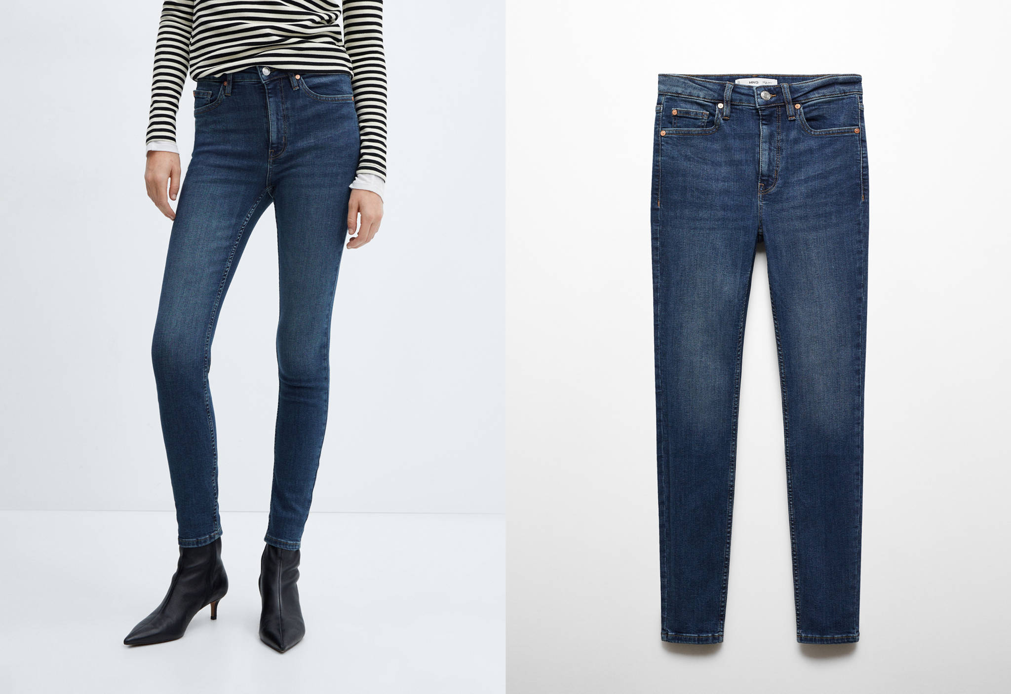 High-rise skinny jeans - Panoramic plane