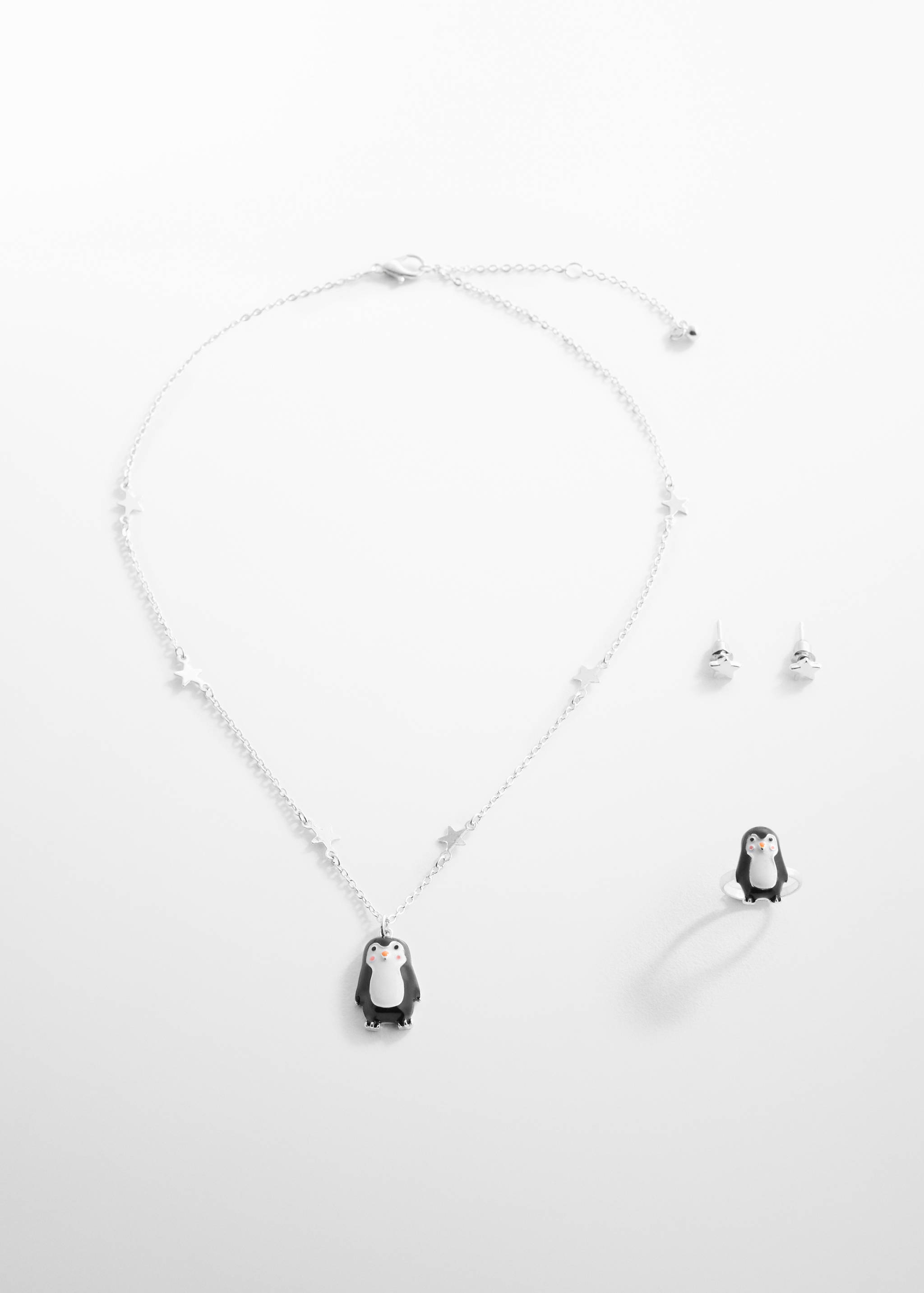 Set van ketting, ring en oorbellen - Artikel zonder model