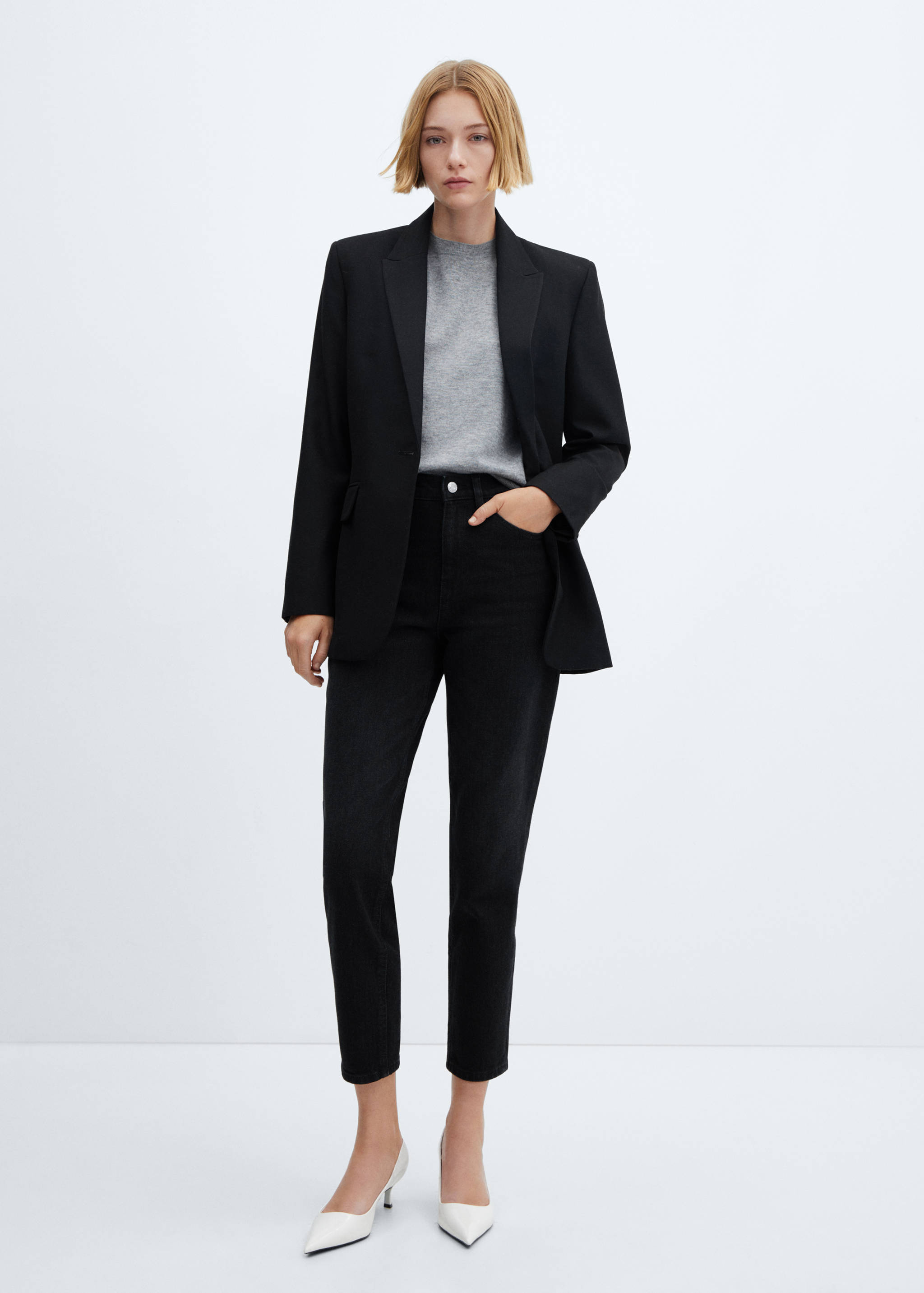 Jean Newmom confort taille haute - Plan général