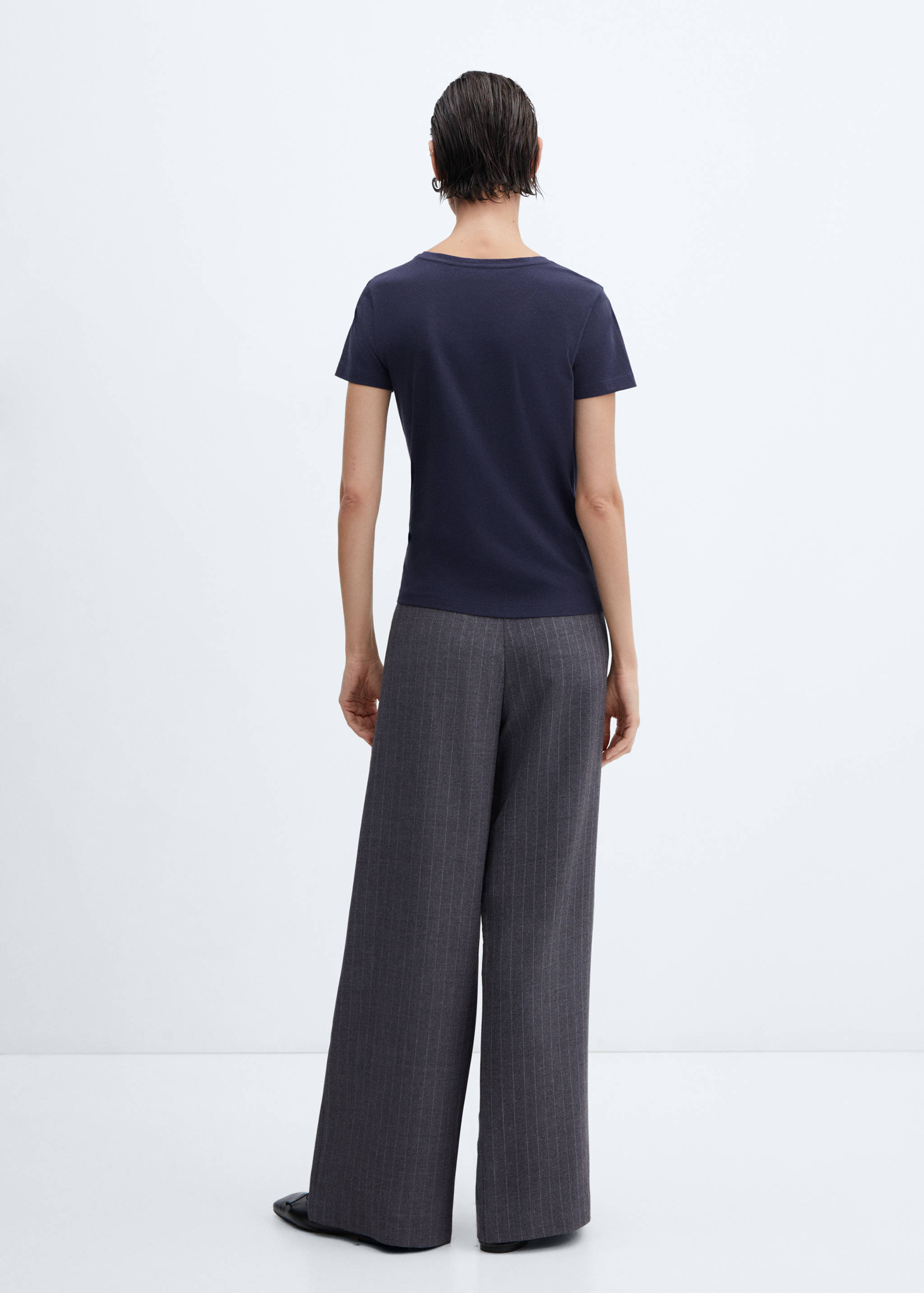 Logo cotton T-shirt - Reverse of the article