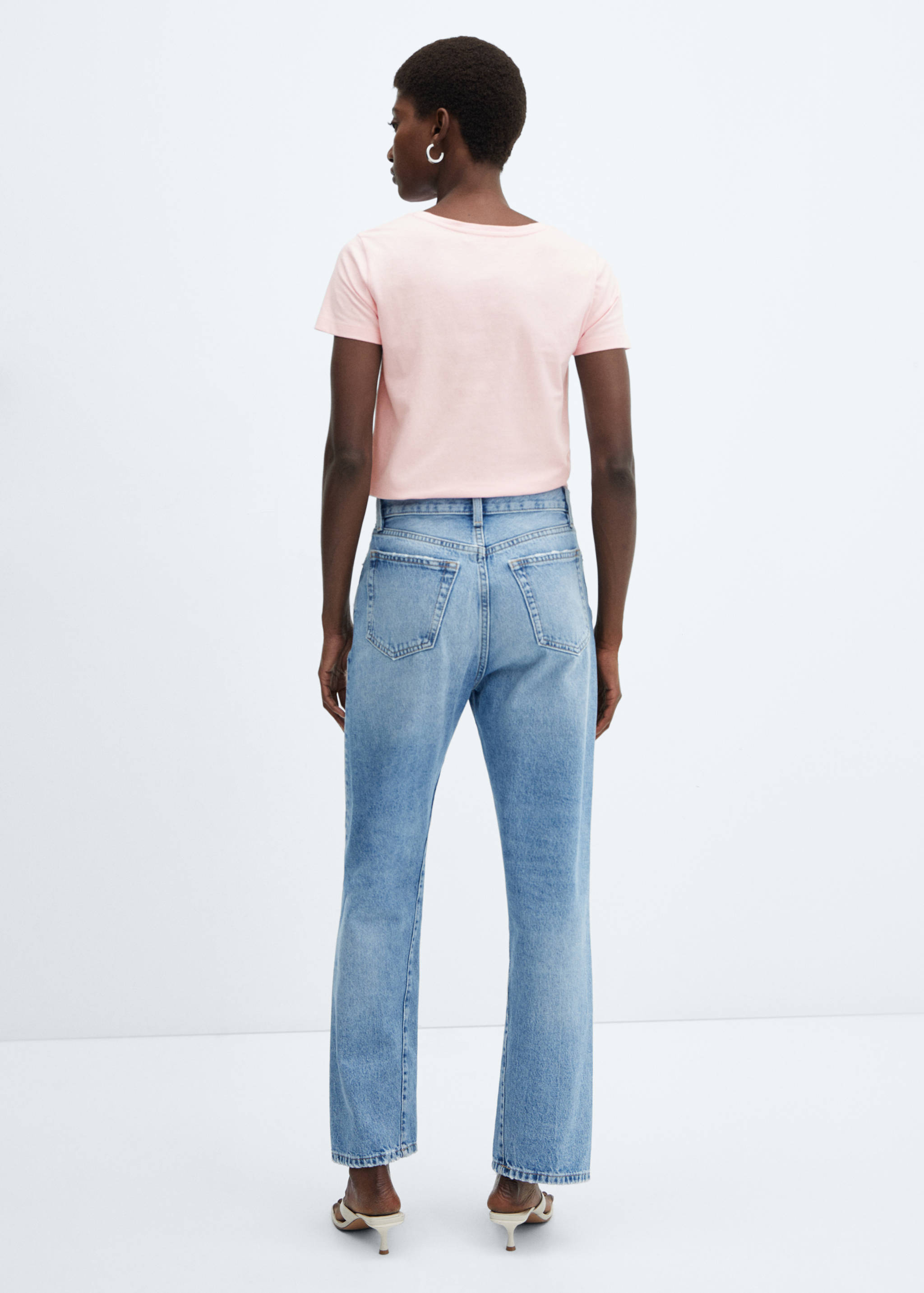 Logo cotton T-shirt - Reverse of the article