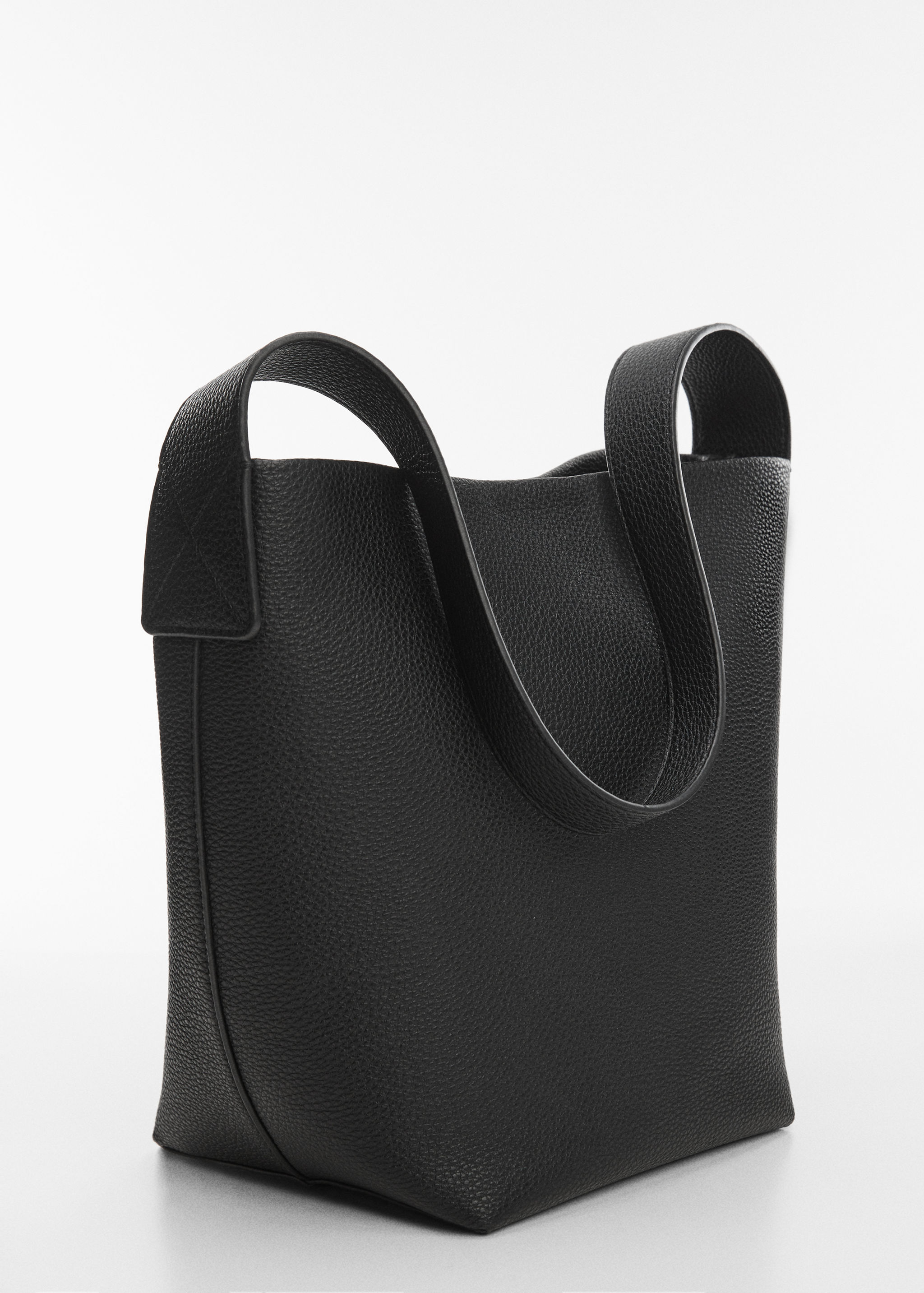 Sac seau simili-cuir - Plan moyen