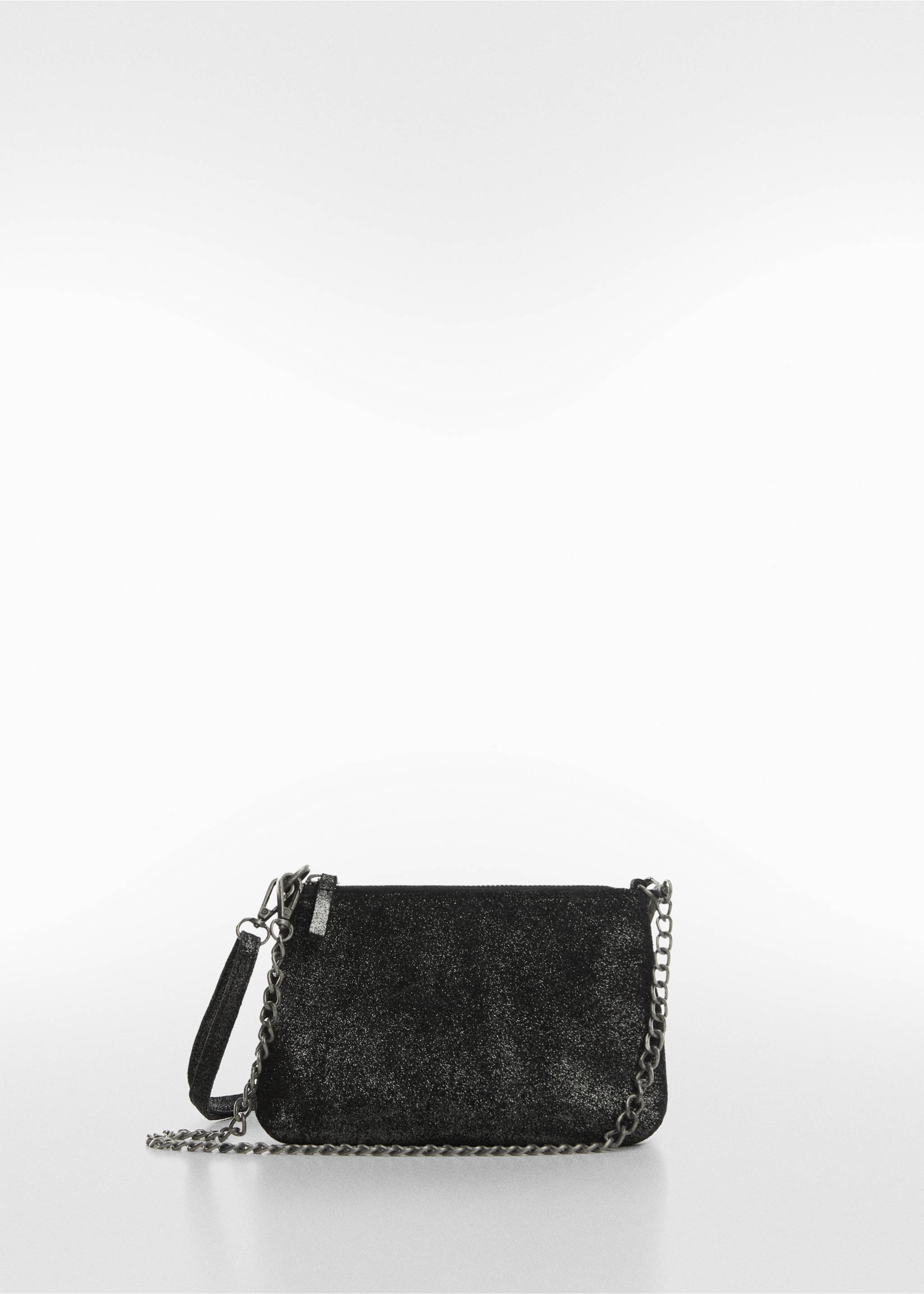 Leather shoulder bag - Article without model, Dark Silver. Ref: 67010441-00.