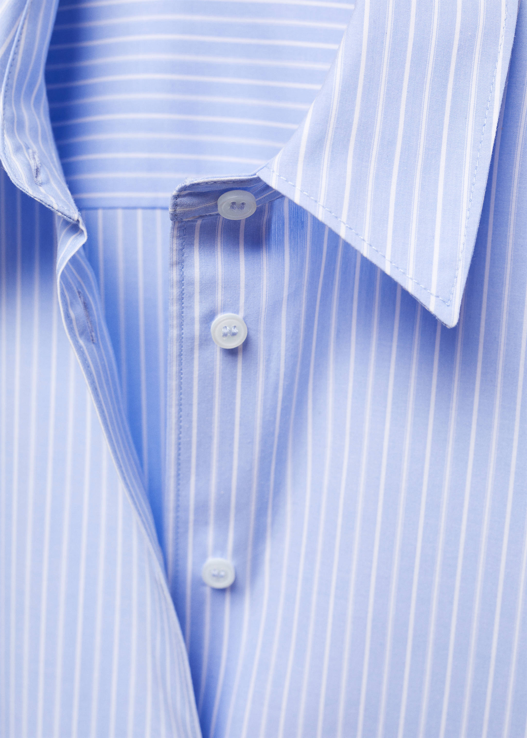 Regular cotton lyocell-blend shirt - Details of the article 8