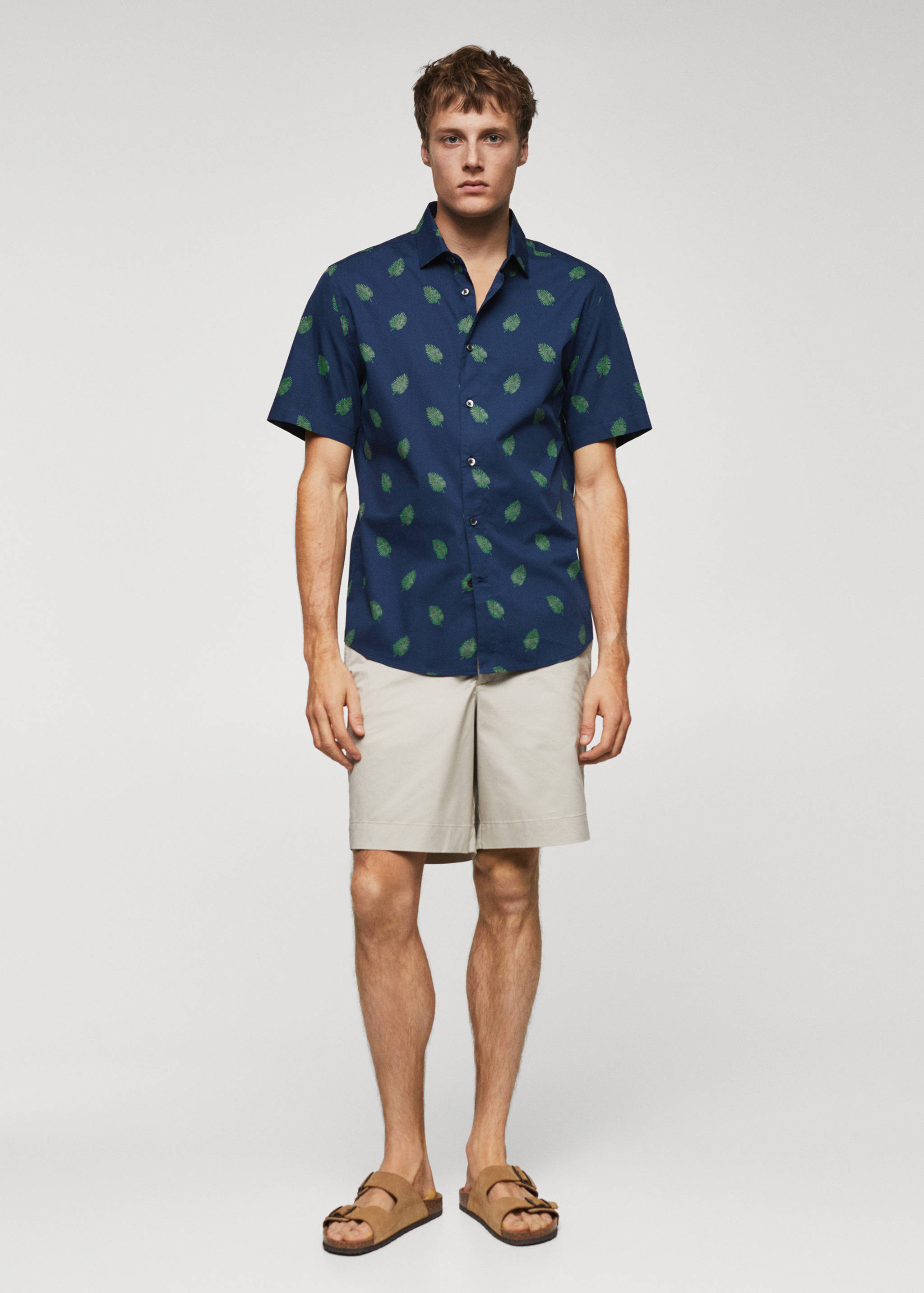 100% cotton printed shirt - General plane
