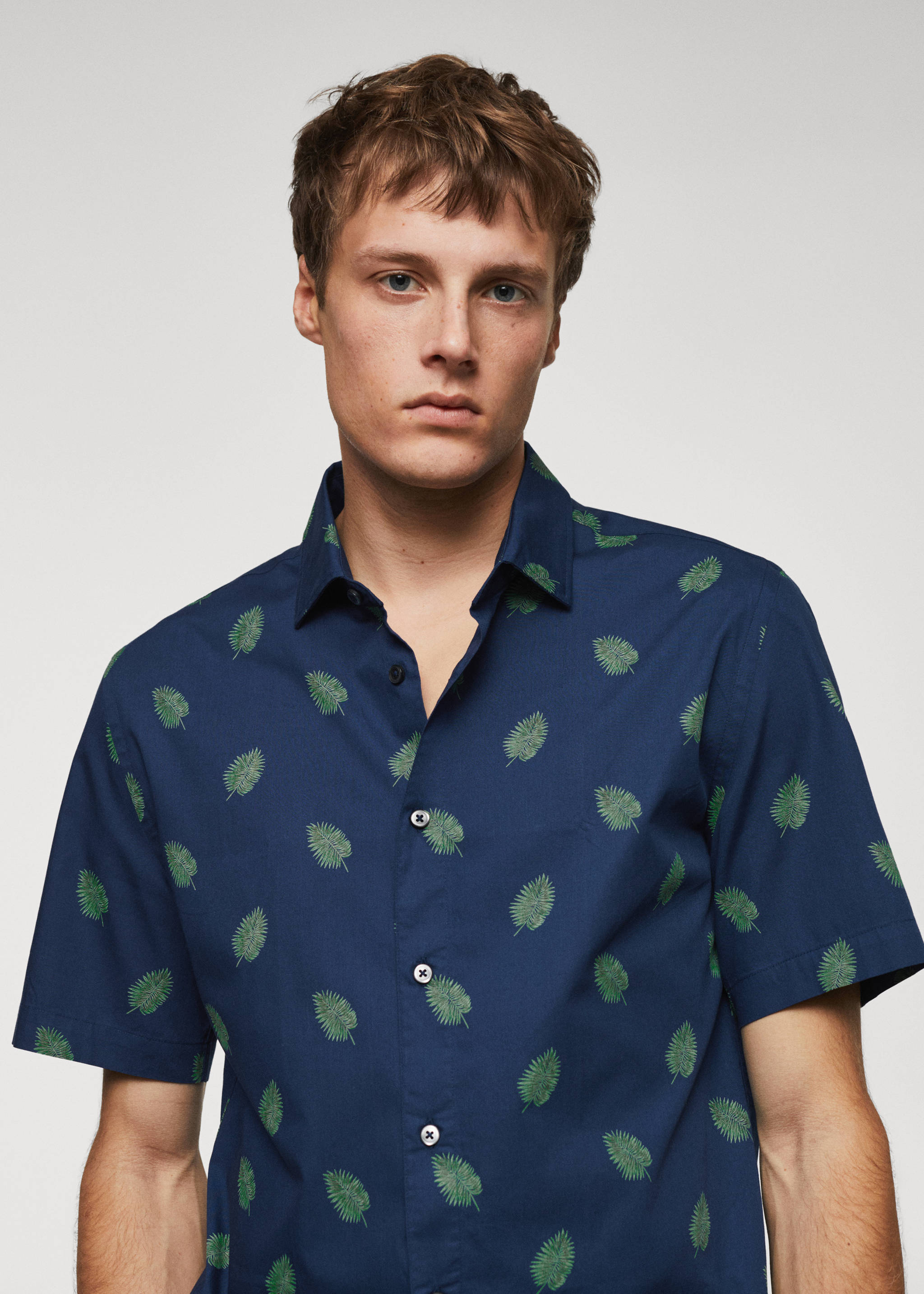 100% cotton printed shirt - Details of the article 1