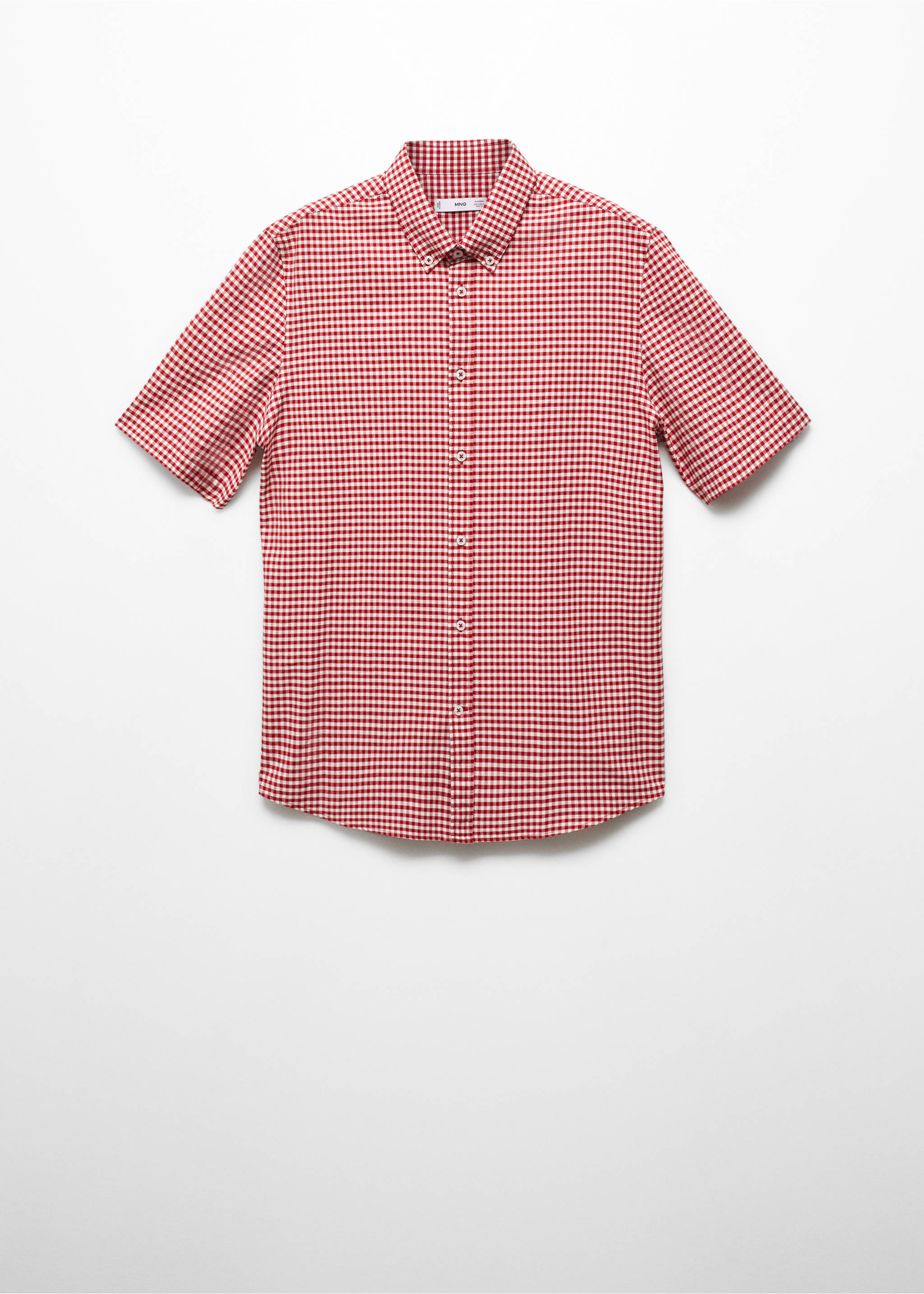 Skjorte i 100% bomull med trykk - Artikkel uten modell, Rød. Ref: 67010453-00.