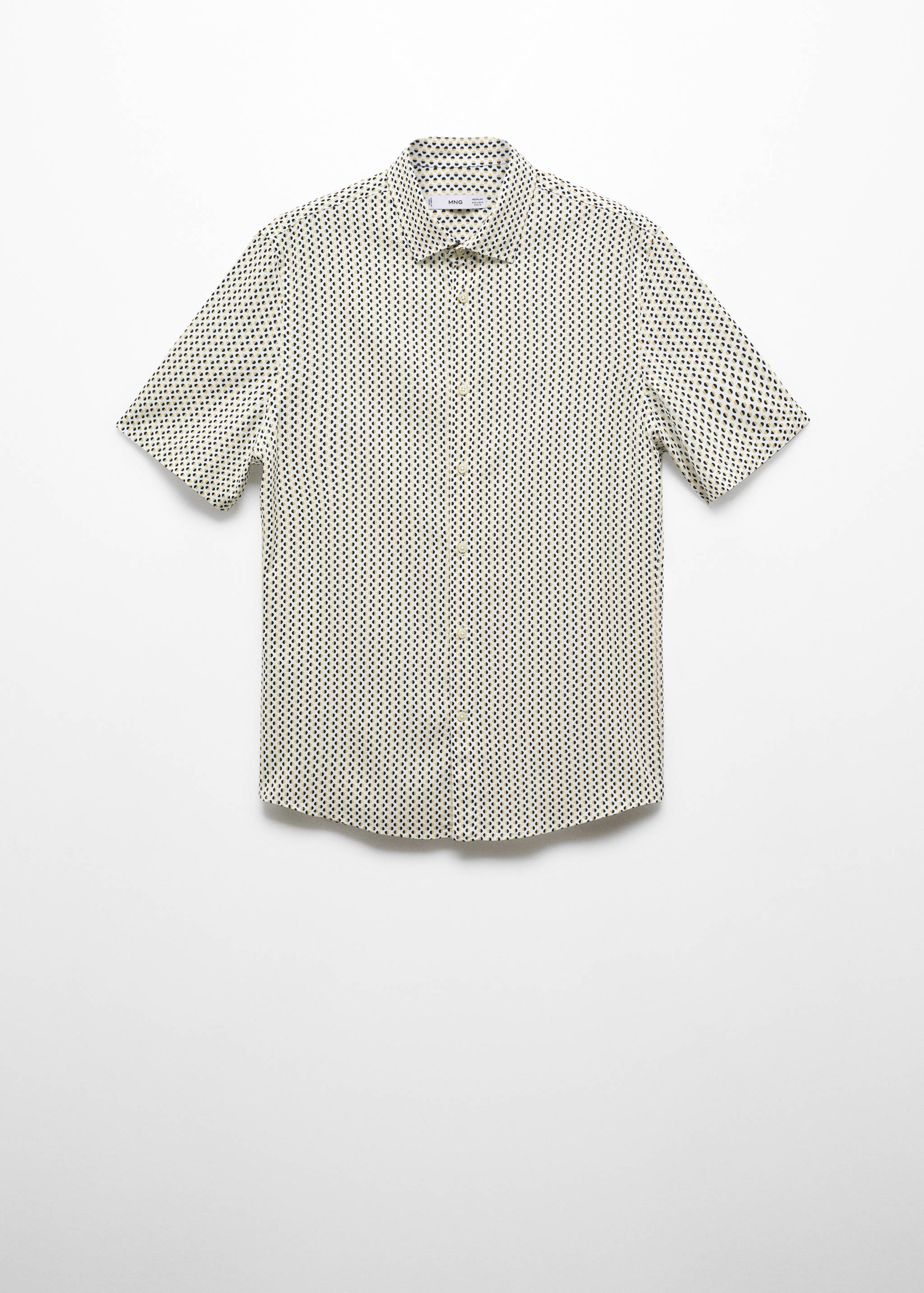 Short-sleeve polka-dot shirt - Article without model