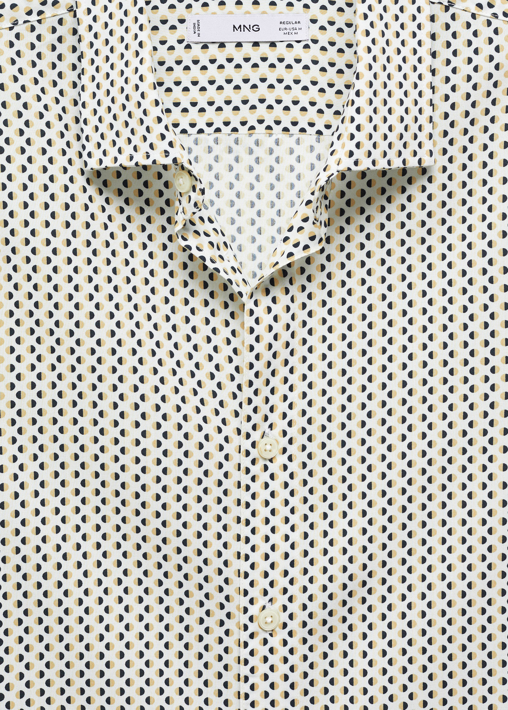 Short-sleeve polka-dot shirt - Details of the article 8