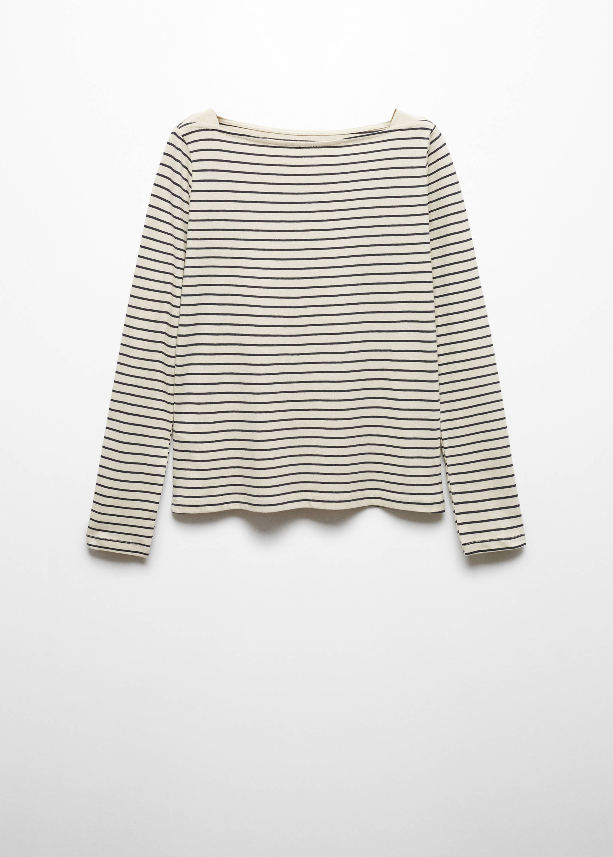 Camiseta cuello barco algodón - Artículo sin modelo