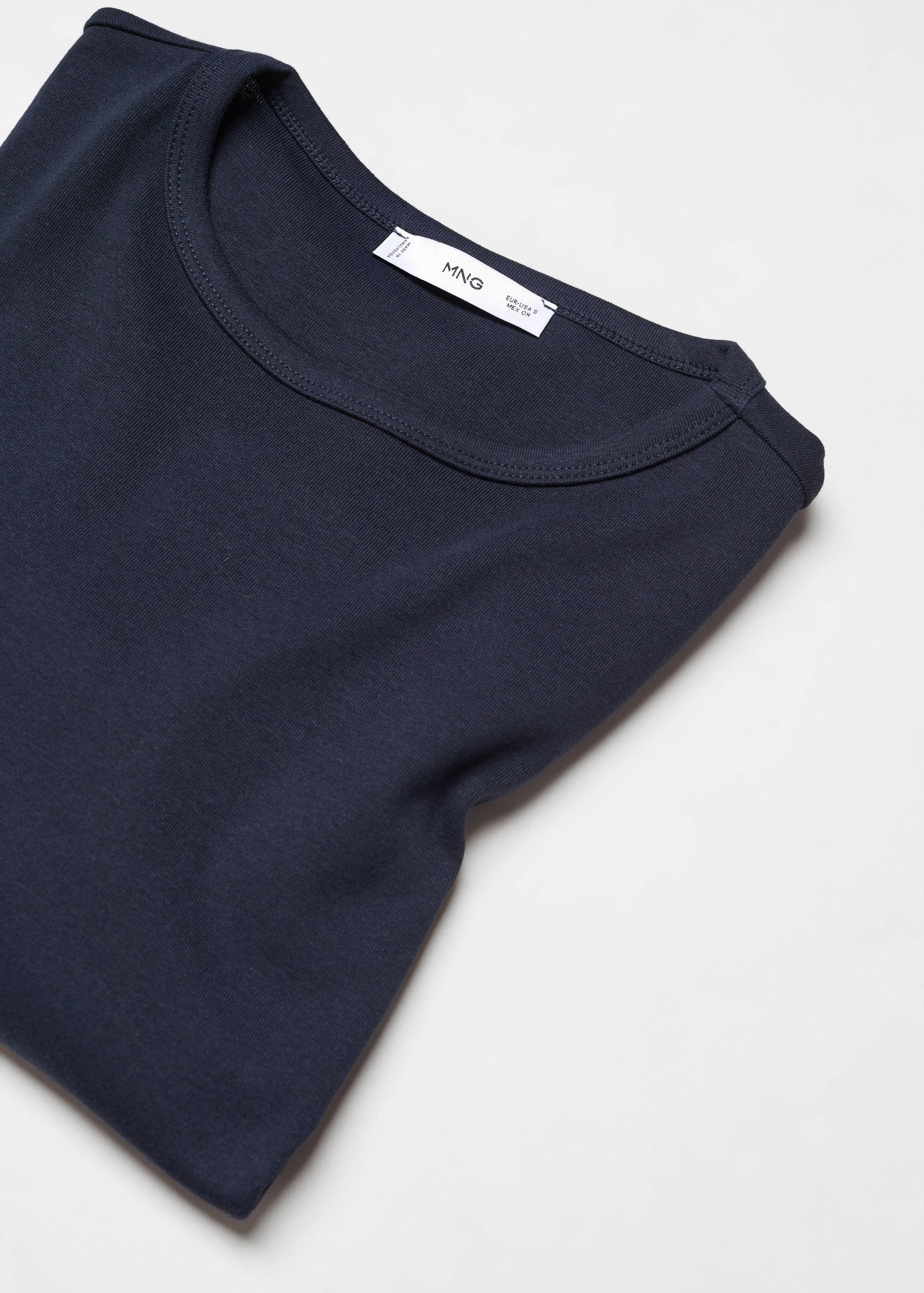 Long sleeve cotton t-shirt - Details of the article 8