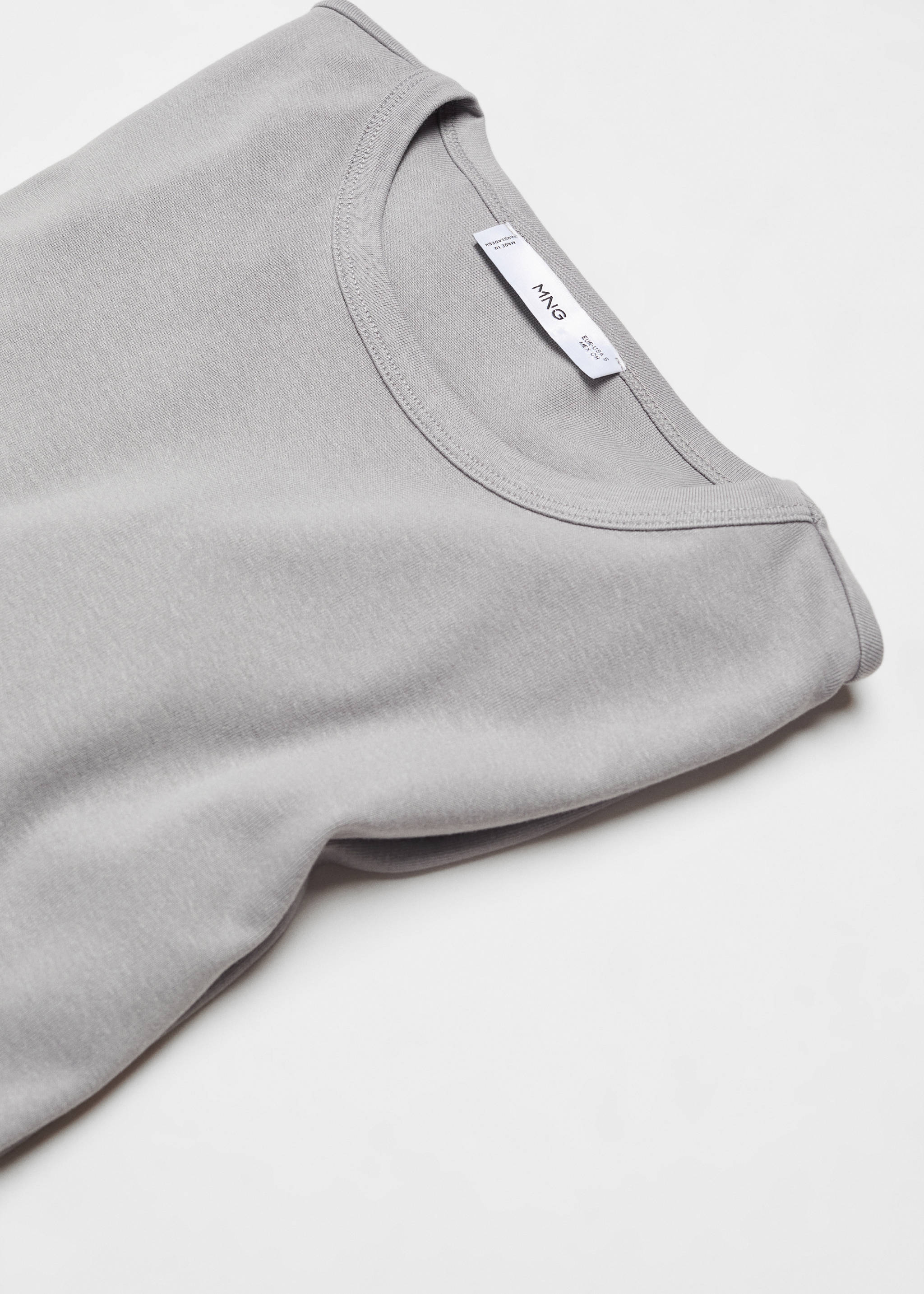 Long sleeve cotton t-shirt - Details of the article 8