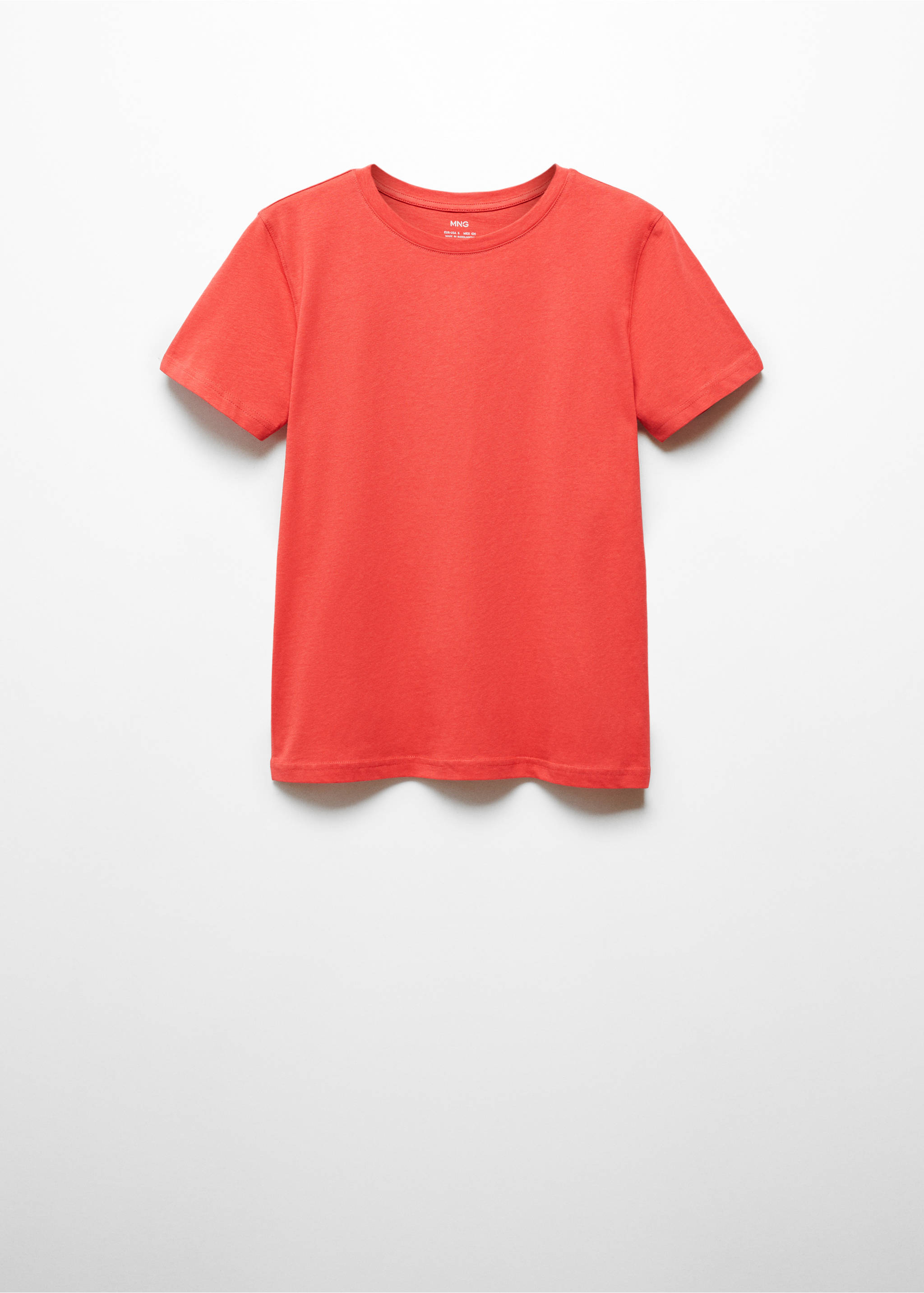 100% cotton t-shirt - Article without model, Red. Ref: 67010465-00.