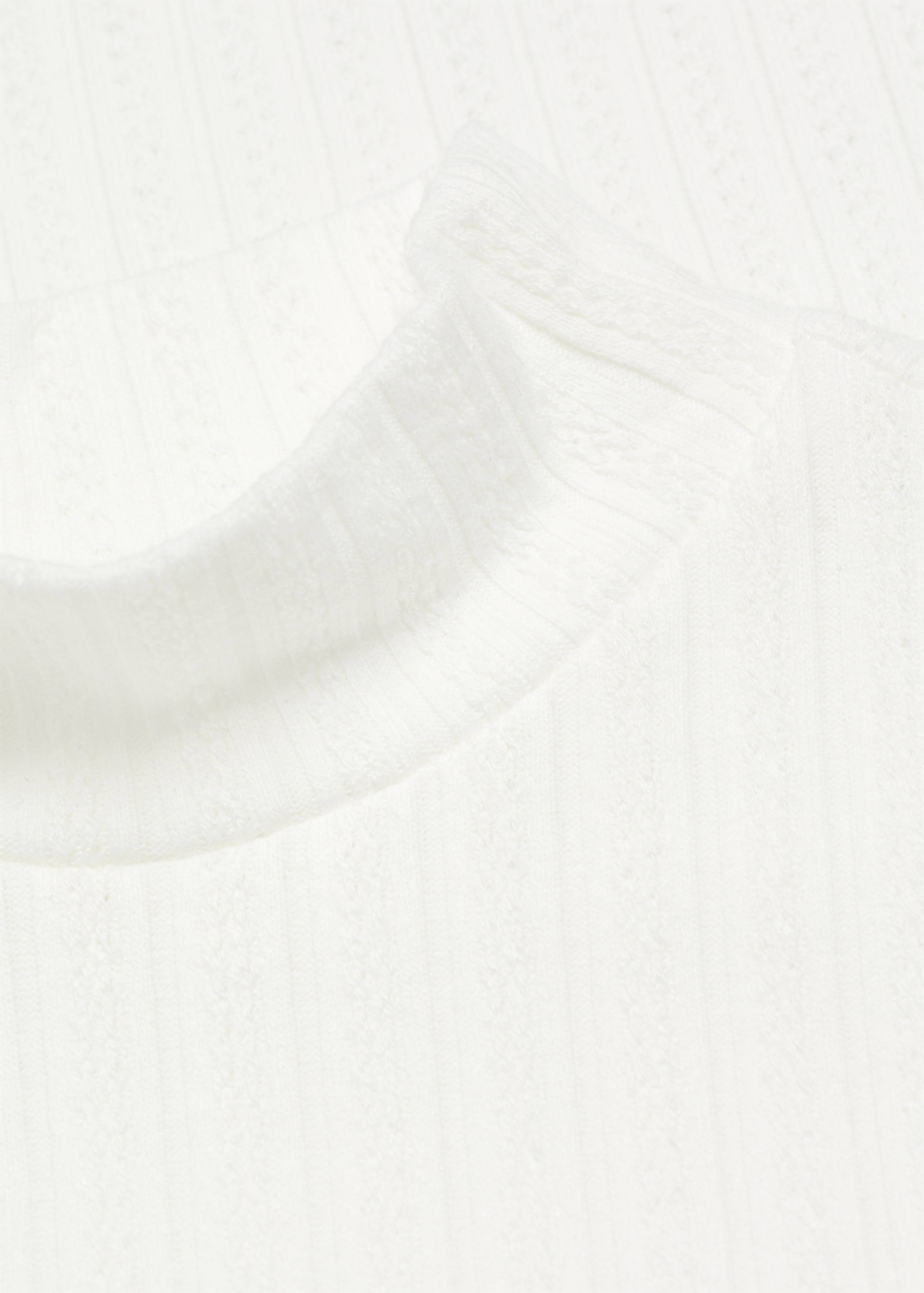 Texturiertes Strick-T-Shirt - Detail des Artikels 8