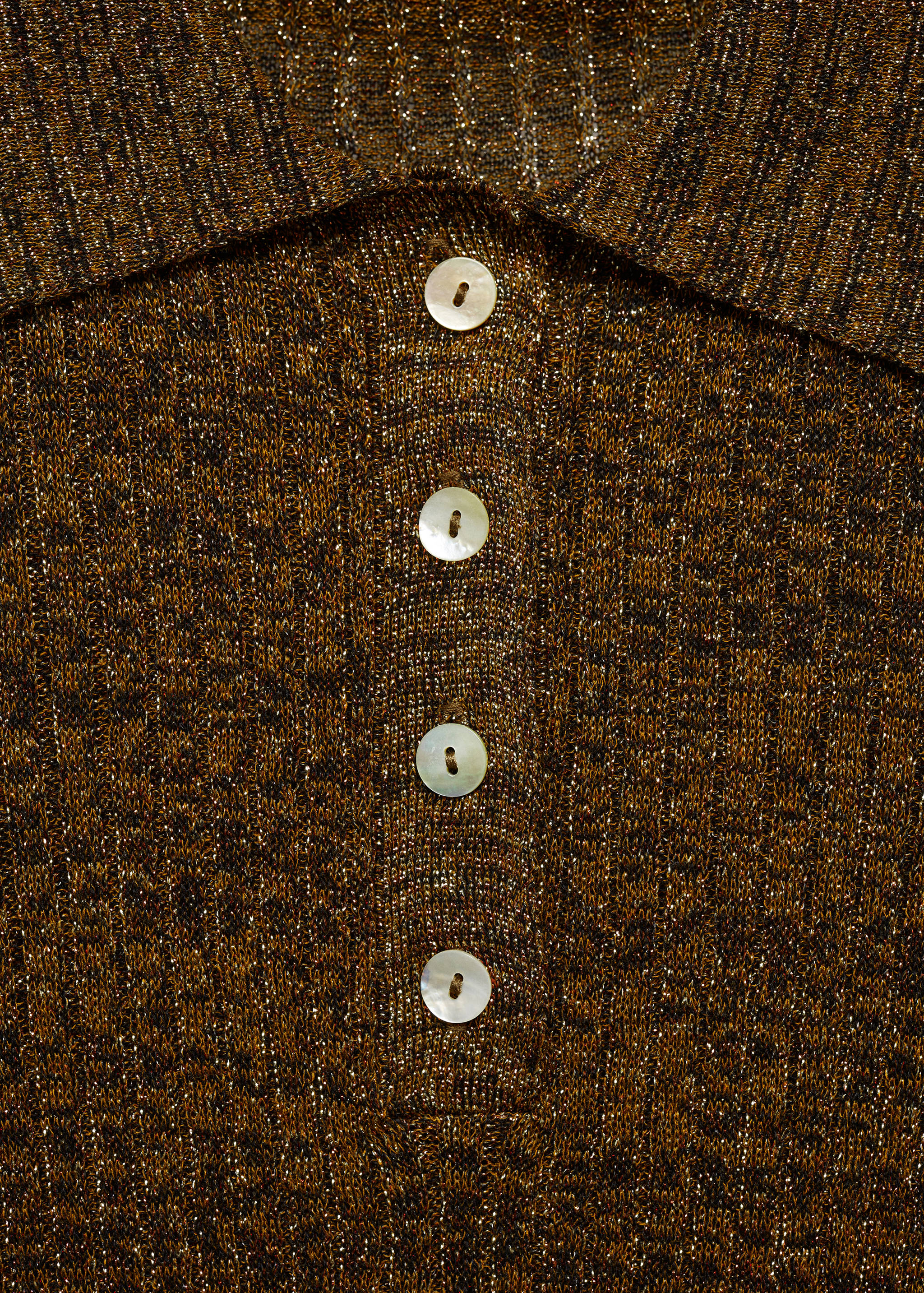 Pull-over Lurex col polo - Détail de l'article 8