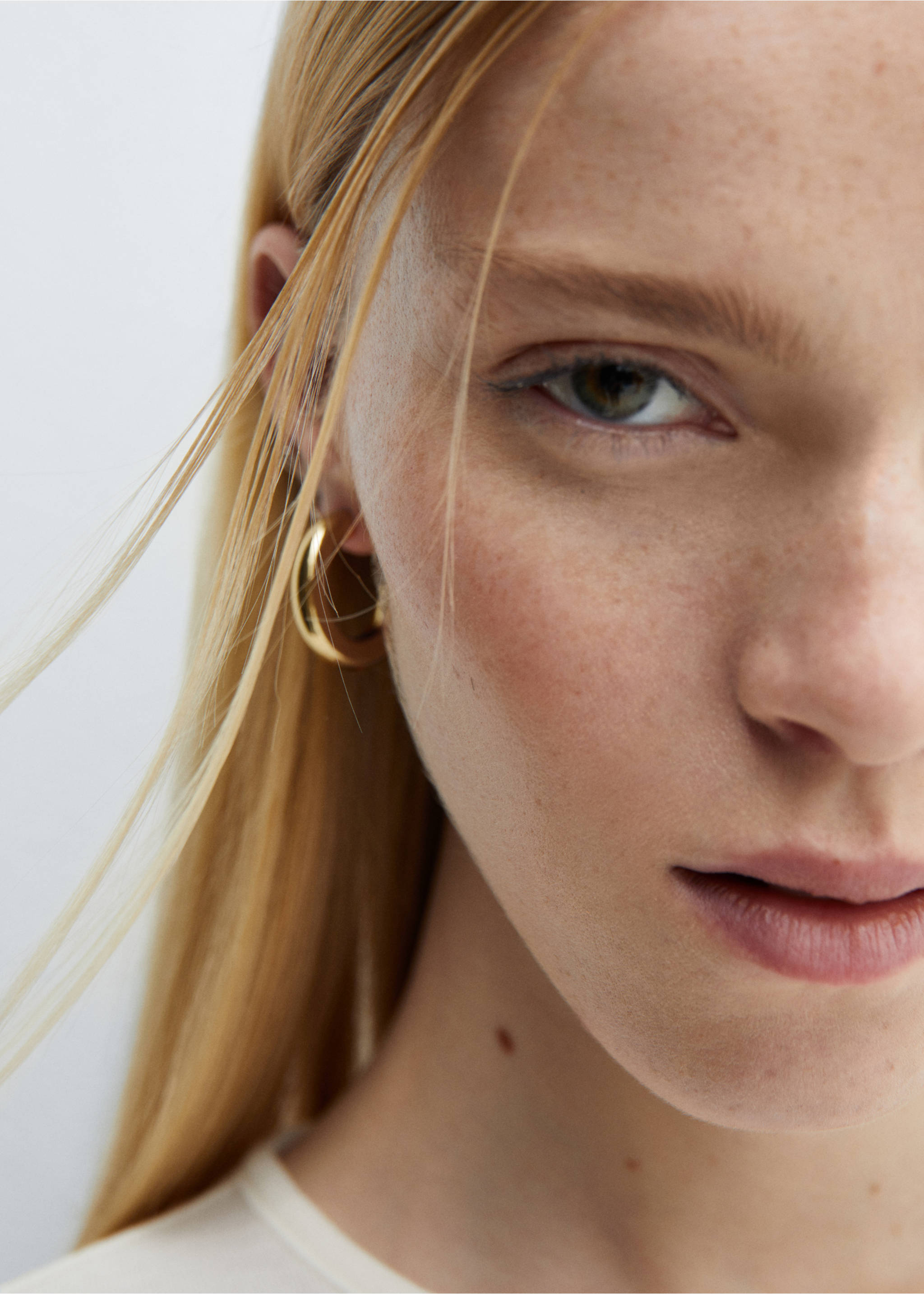 Hoop earrings - General plane, Gold. Ref: 67010490-00.