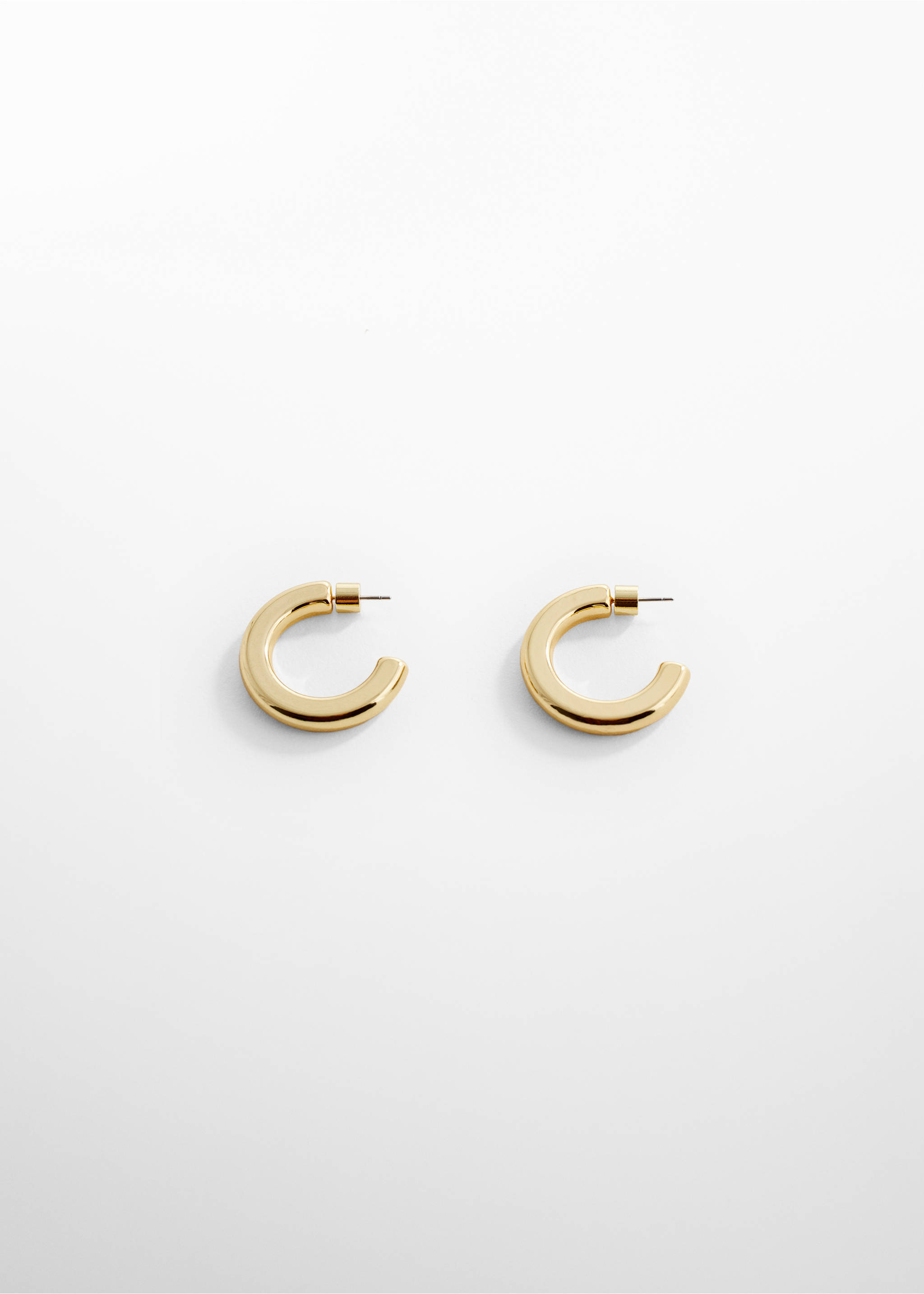 Hoop earrings - Article without model, Gold. Ref: 67010490-00.