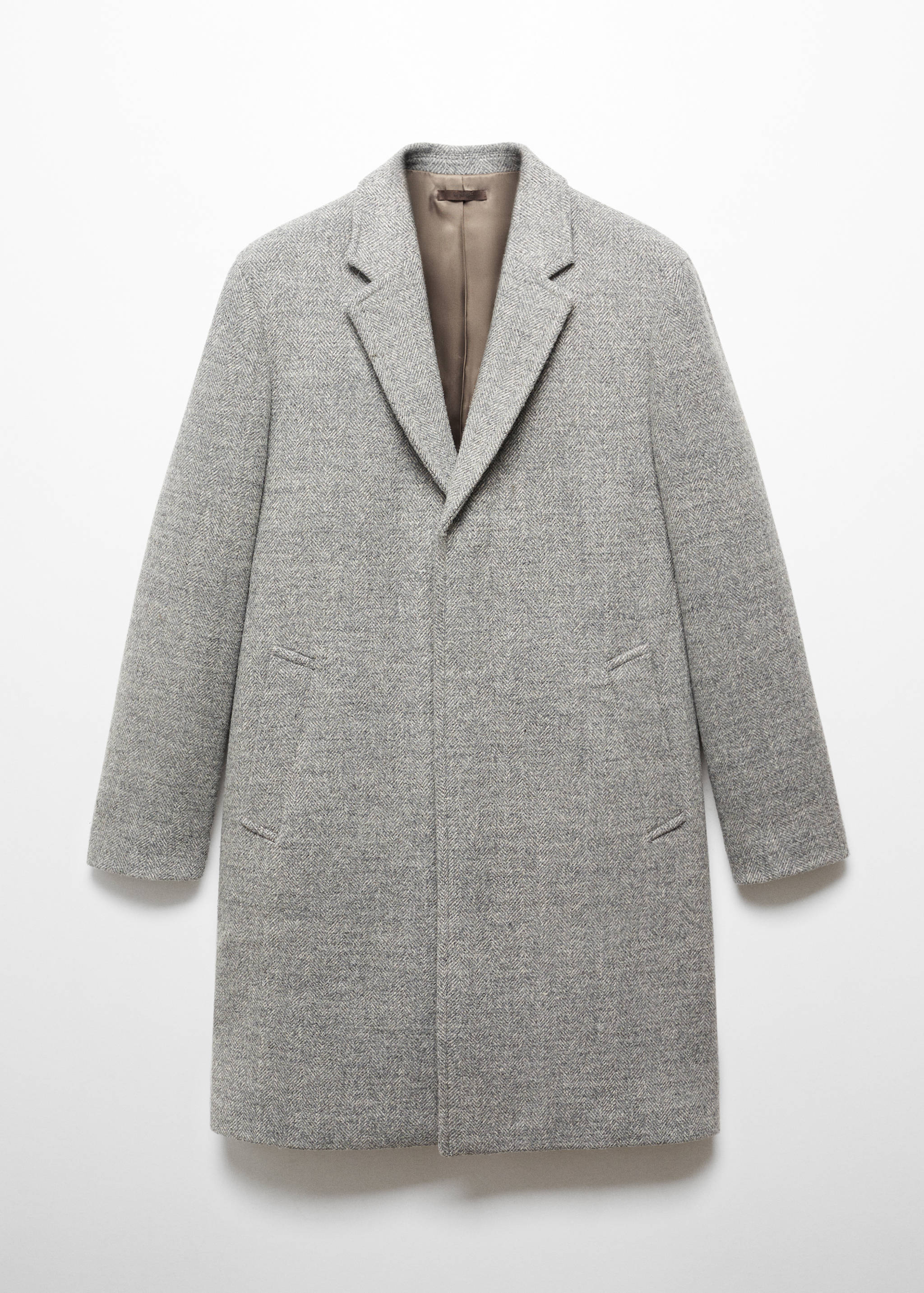 Manteau laine chevrons - Article sans modèle